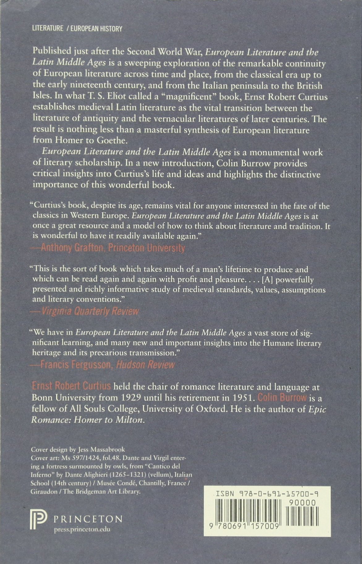 European Literature and the Latin Middle Ages (Bollingen Series) - Classic Medieval Studies Book for Academic Research & History Enthusiasts
