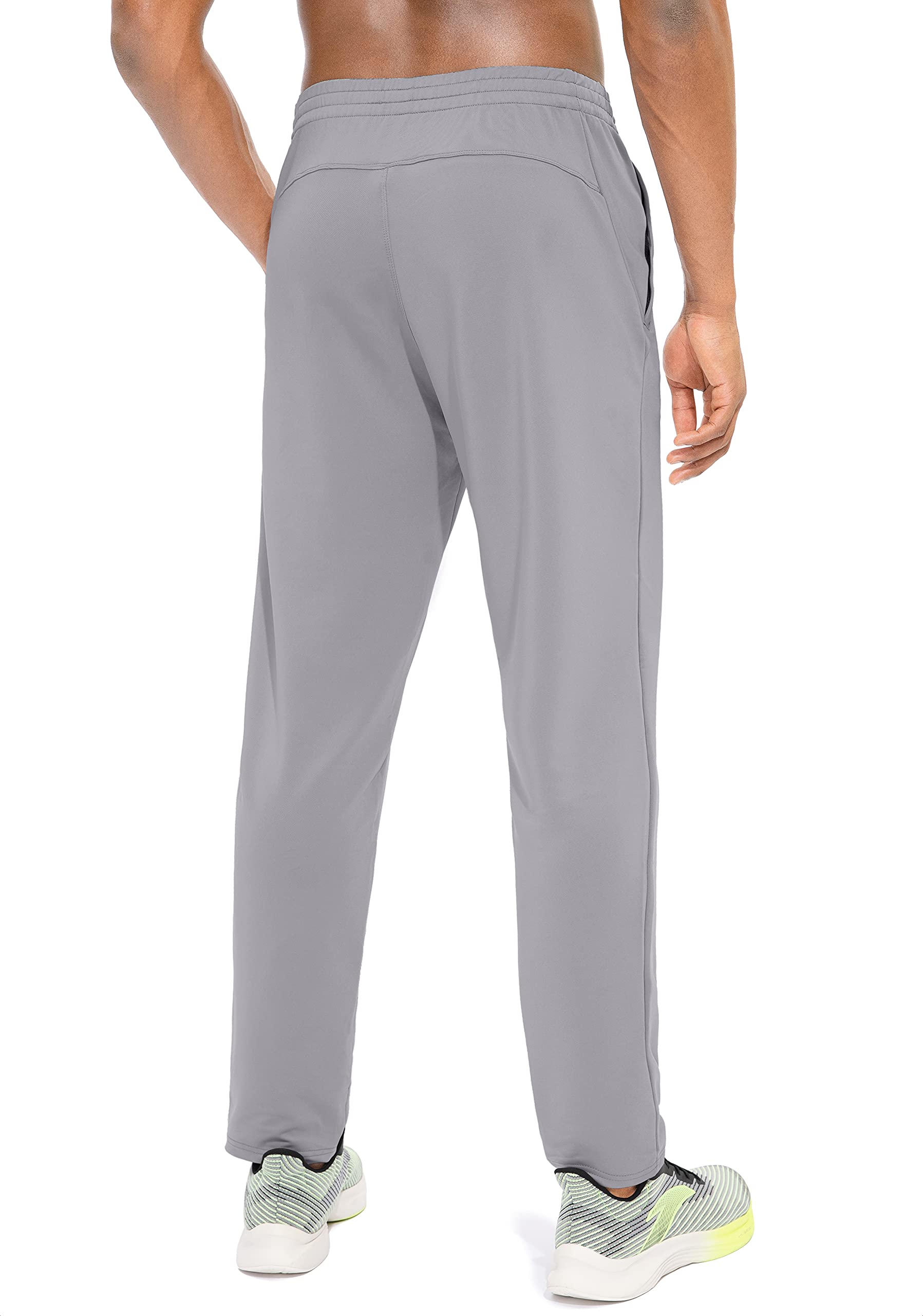 Men's Slim Fit Tapered Sweatpants with Zipper Pockets - Athletic Track Pants for Running, Gym Workout & Exercise | Comfortable Casual Wear for Jogging, Training & Lounge