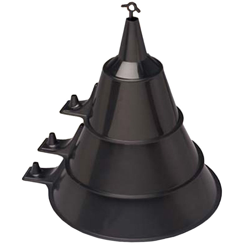 3 Piece Funnel Set - Stainless Steel Kitchen Funnel with 3 Sizes (Small, Medium, Large) for Cooking, Baking, Oil Transfer & DIY Projects - Perfect for Home, Restaurant & Laboratory Use