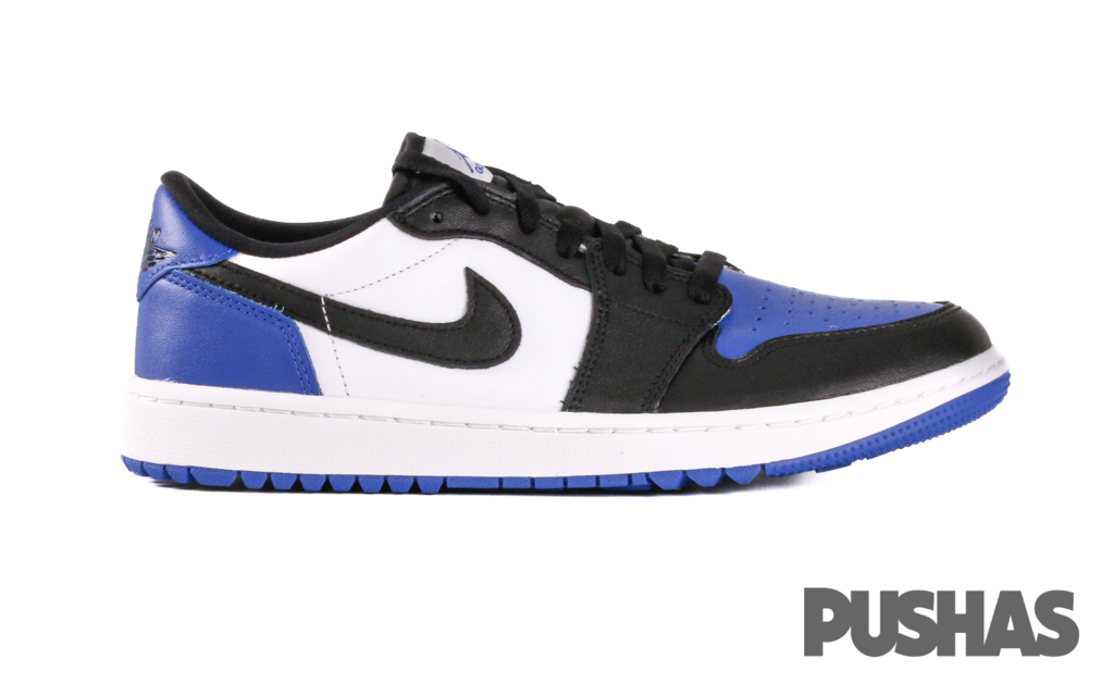 Air Jordan 1 Retro Low Golf Shoes 'Royal Toe' (2022) - Men's Basketball-Inspired Golf Sneakers for Comfort & Style on the Course