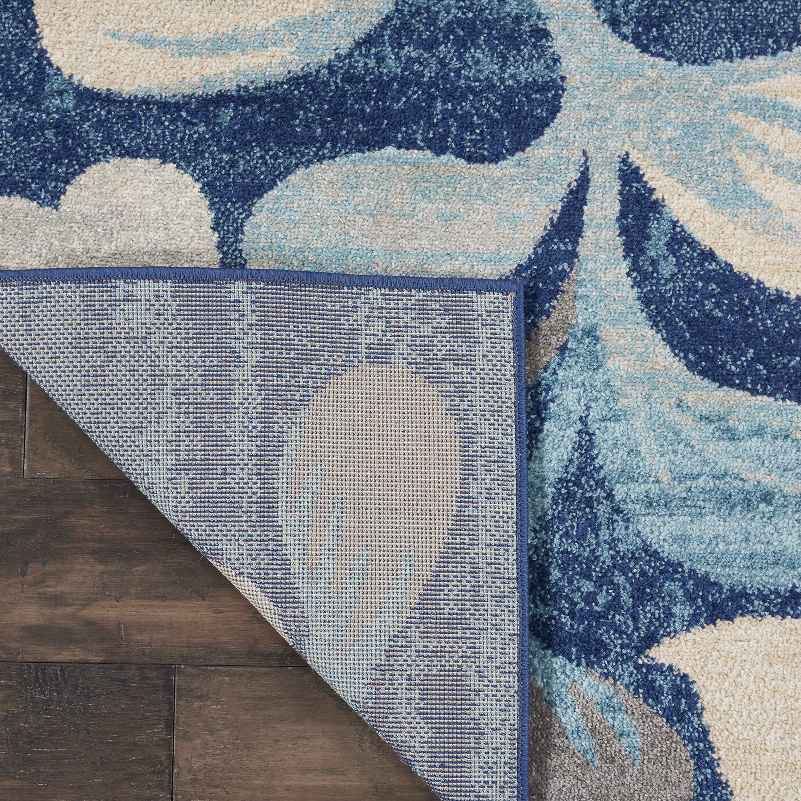 Nourison Tranquil Nature Navy 8'10