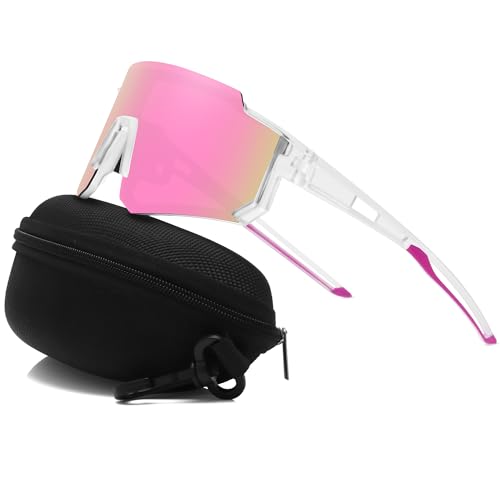 Clear Frame-pink Mirror Lens