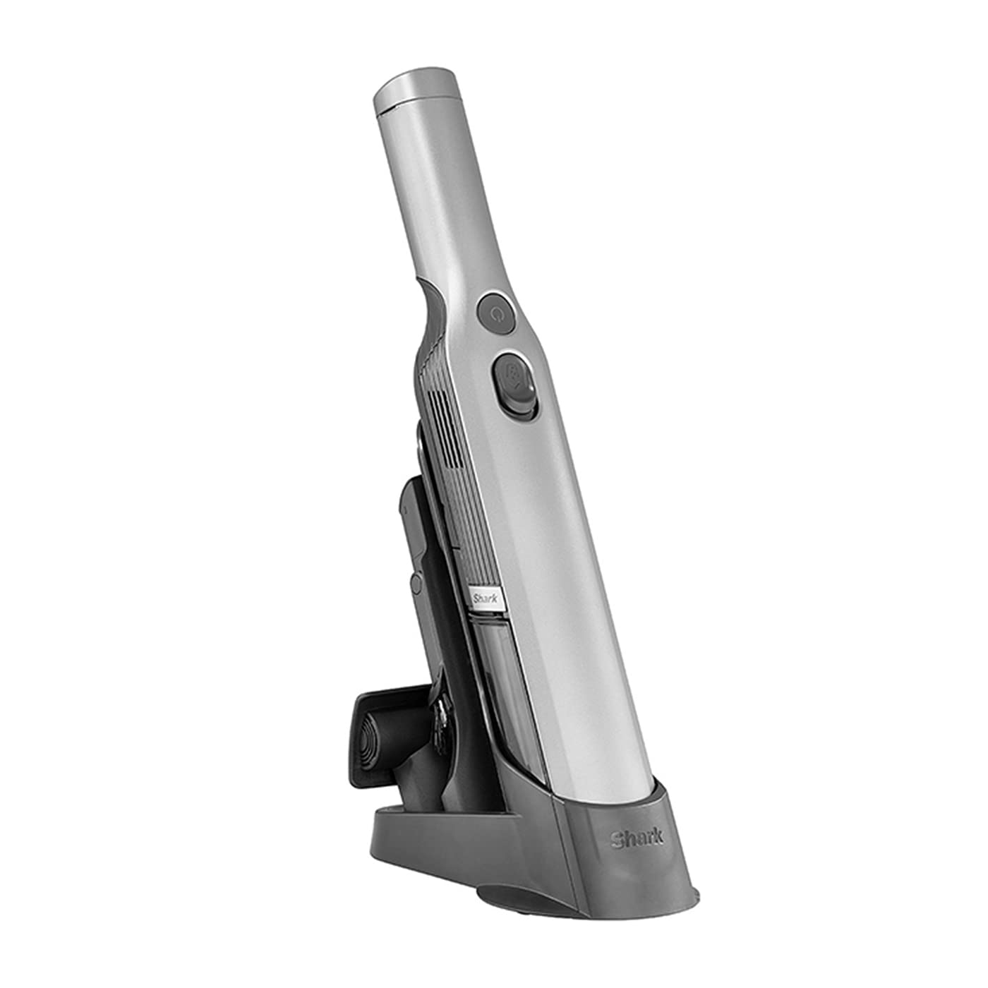 Shark WandVac 1.0 Cordless Handheld Vacuum Cleaner - Lightweight & Powerful Suction with Duster, Crevice & Multi-Surface Tools - Includes Charging Base - Grey (WV200UK) - Perfect for Home, Car & Pet Hair Cleaning