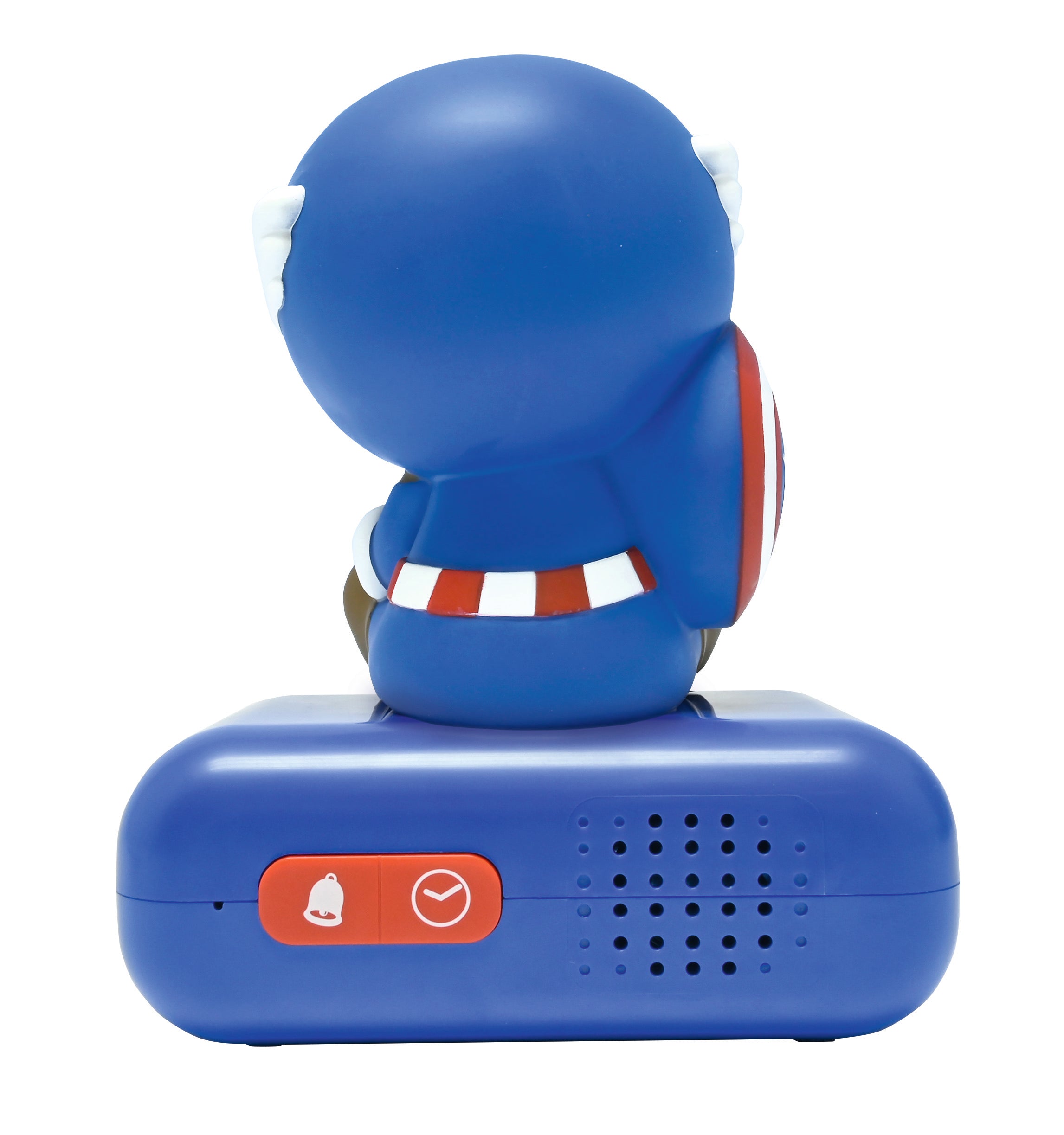 Captain America Night Light Alarm Clock with Sound - Superhero Bedroom Decor for Kids & Adults, Perfect for Nighttime Safety & Fun