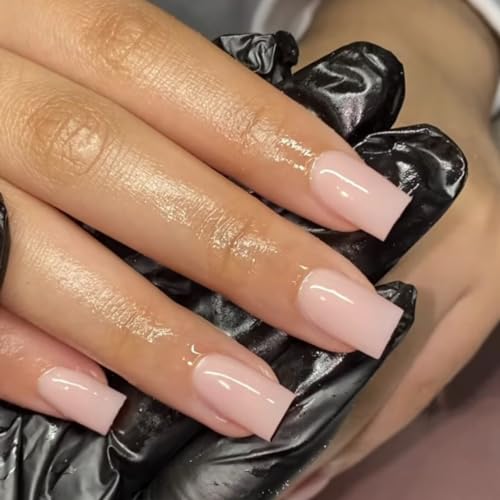 glossy light pink