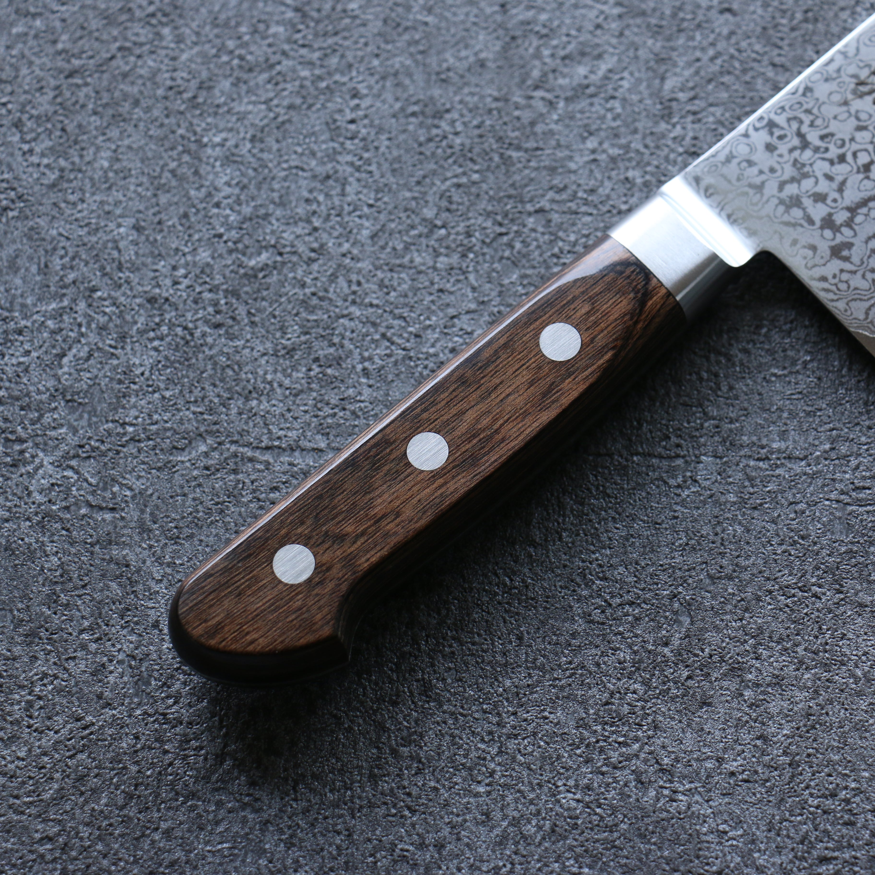 Premium Seisuke VG10 33-Layer Damascus Nakiri Knife 165mm - Japanese Kitchen Knife with Brown Pakkawood Handle - Perfect for Slicing Vegetables, Fruits & Sushi Preparation
