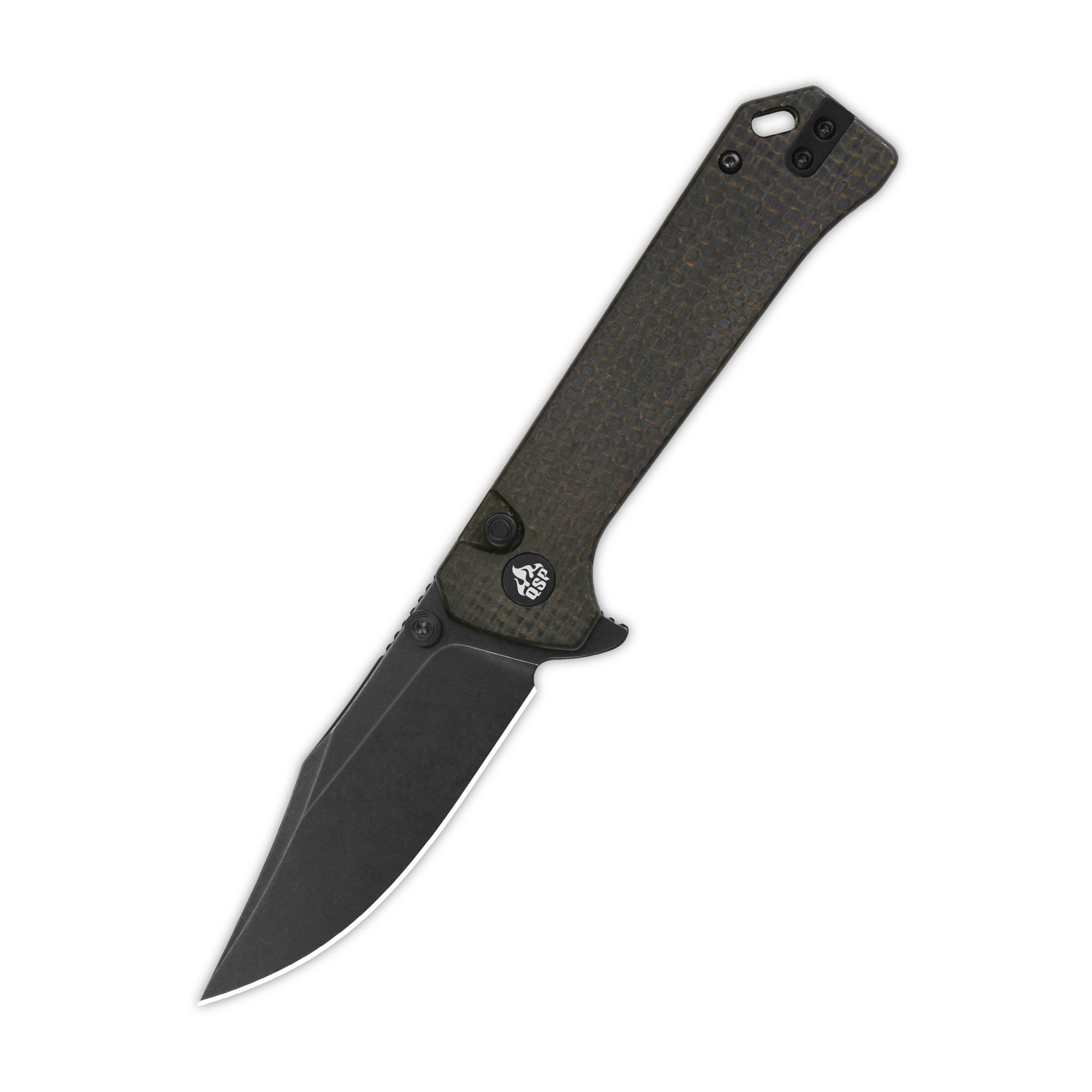 QSP Grebe Button Lock Pocket Knife - 3.5