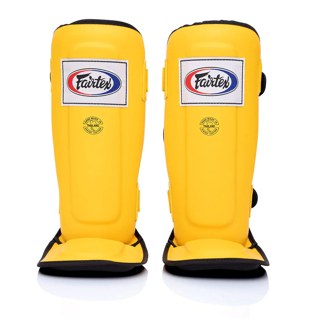 Fairtex SP3 Pro Style Muay Thai Shin Guards - Premium Kickboxing & MMA Protective Gear for Training, Sparring & Competition