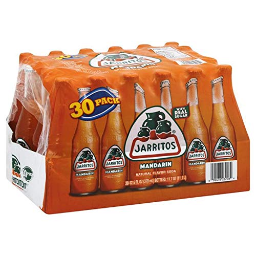 Jarritos Mandarin Natural Flavor Soda - 12.5 fl oz Cans (24-Pack) | Refreshing Mexican Soft Drink for Parties, BBQs & Family Gatherings