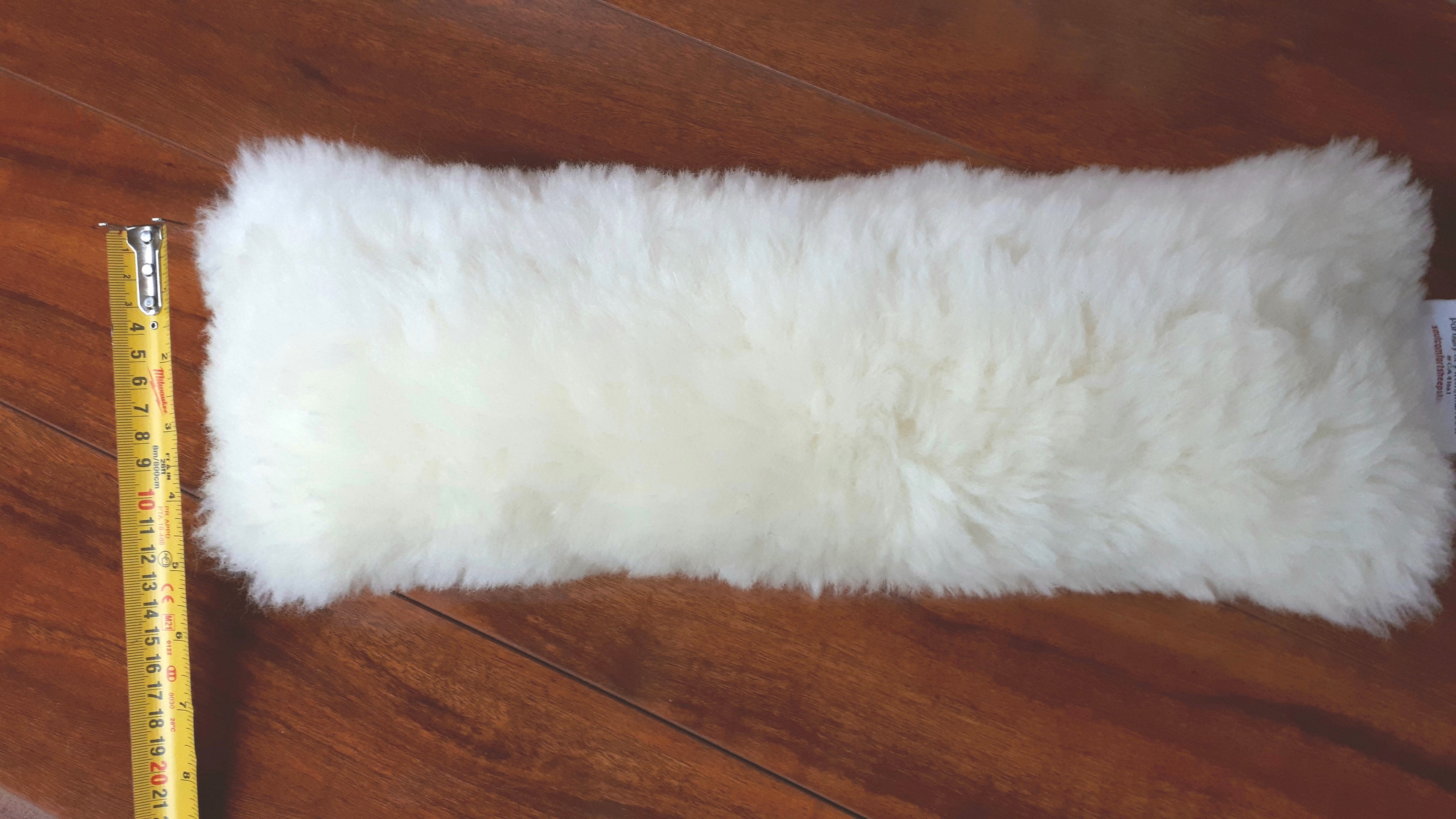 Soft Wool Filled Small Pillow for Bed, Couch & Travel - Cozy & Hypoallergenic Support for Neck & Back