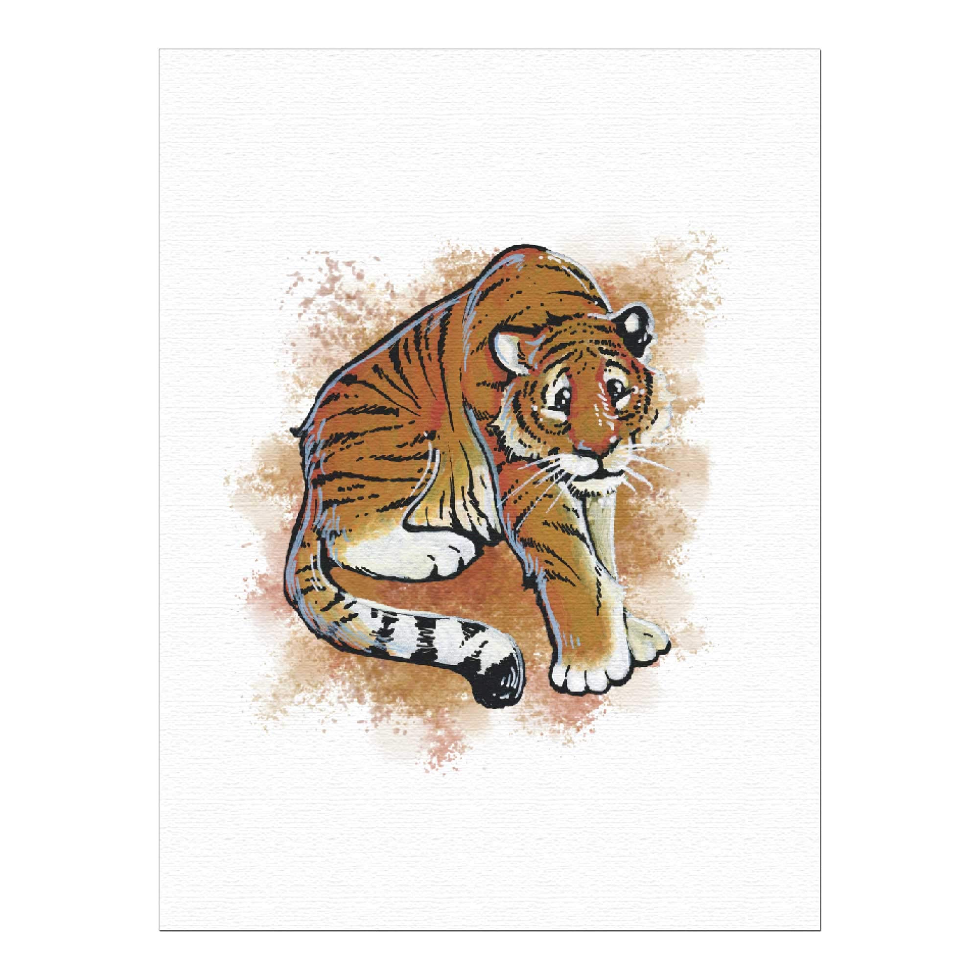 Zoo Animal Wall Art Prints for Nursery Decor - Set of 6 Unframed 9x12 Inch Wildlife Themed Baby Room Decorations | Perfect for Kids' Bedroom, Playroom & Baby Shower Gifts