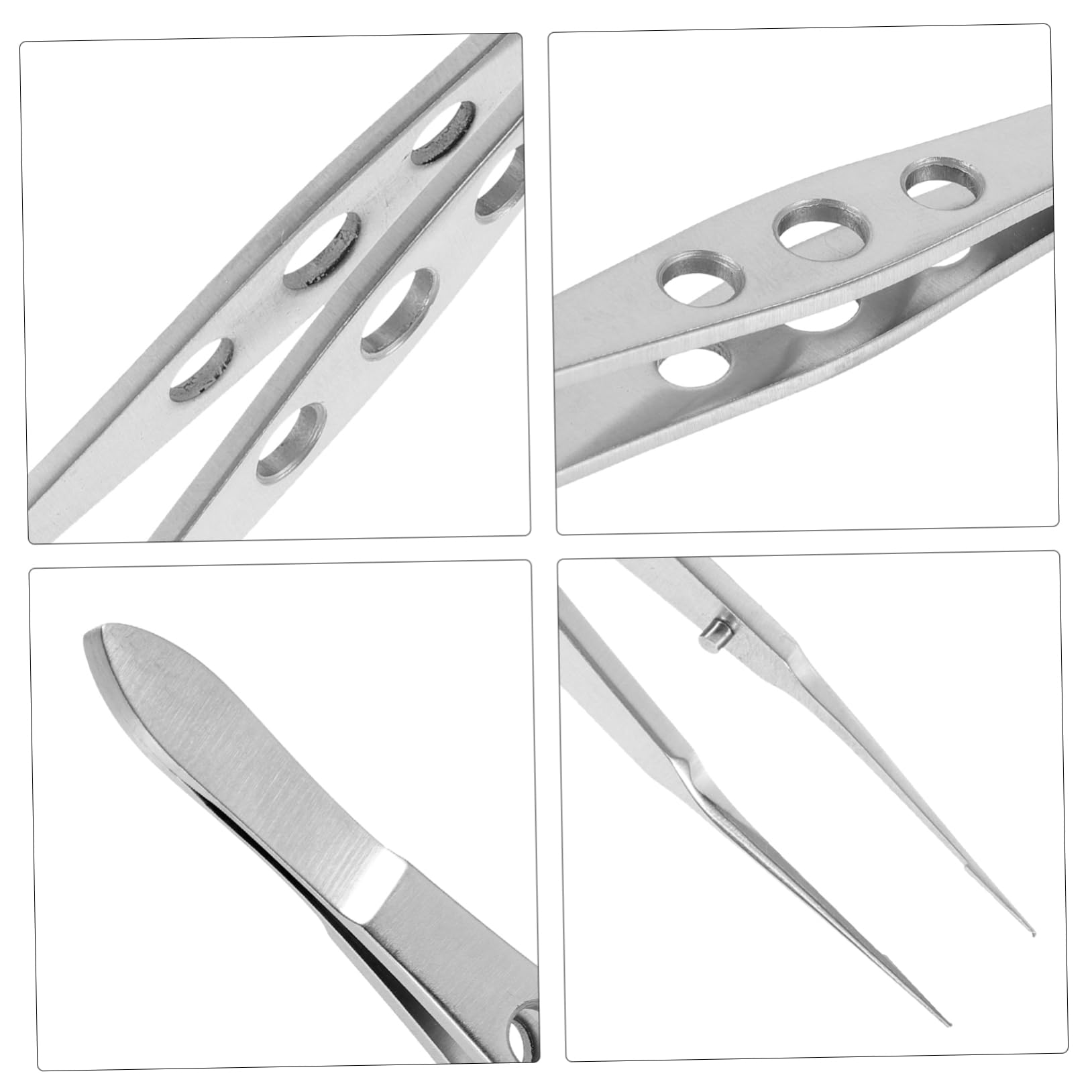 IPetboom Meibomian Gland Massage Tweezers - Stainless Steel Ingrown Hair & Bikini Tweezers for Women with Magnifying Mirror - Travel Essential for Eyebrow Shaping, Facial Care & Grooming Kit - Perfect for Home Spa, Travel & Daily Beauty Routine