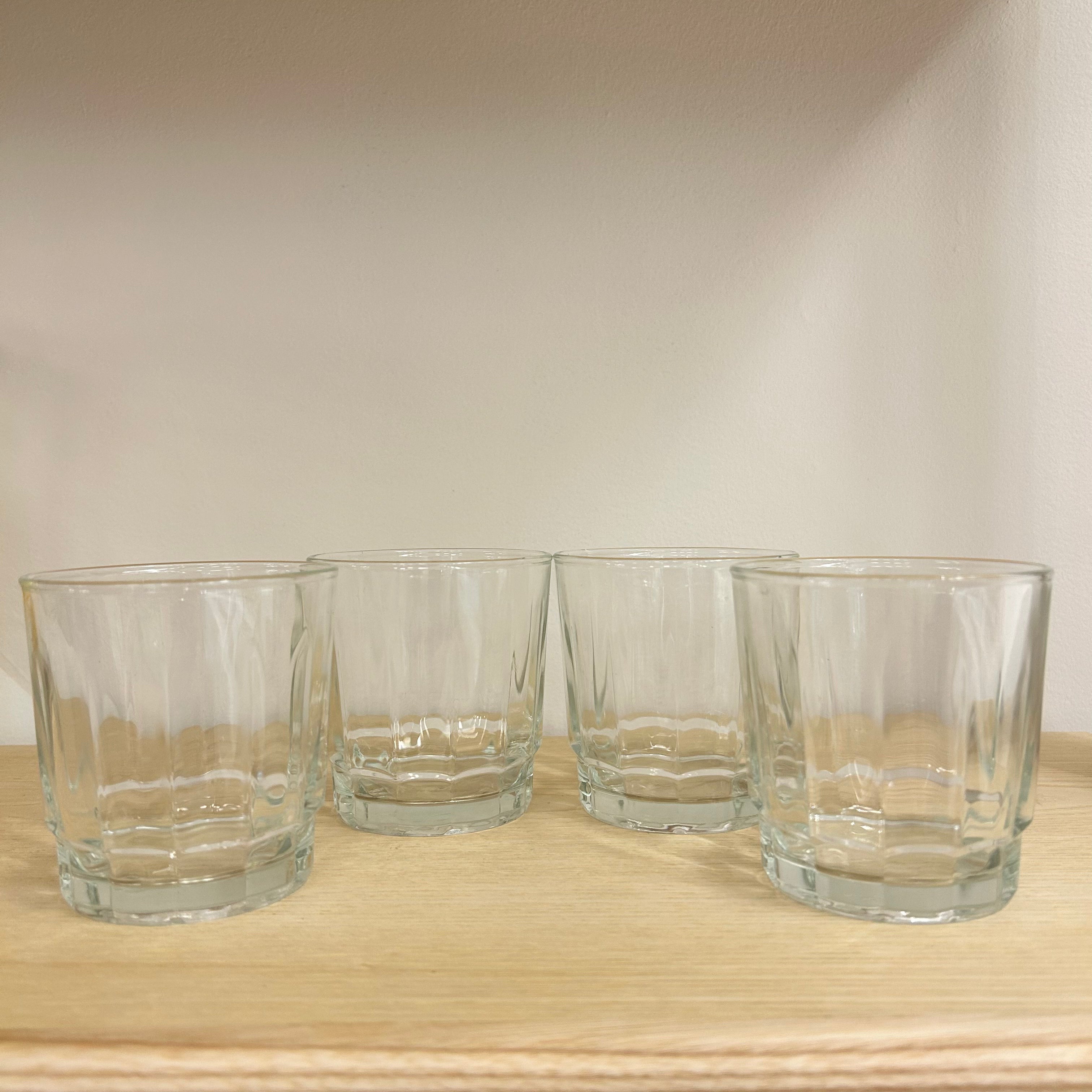 Premium Lowball Glasses Set of 4 - 10oz Whiskey Glasses for Bourbon, Scotch & Cocktails - Durable Thick-Base Barware for Home Entertaining & Gifts