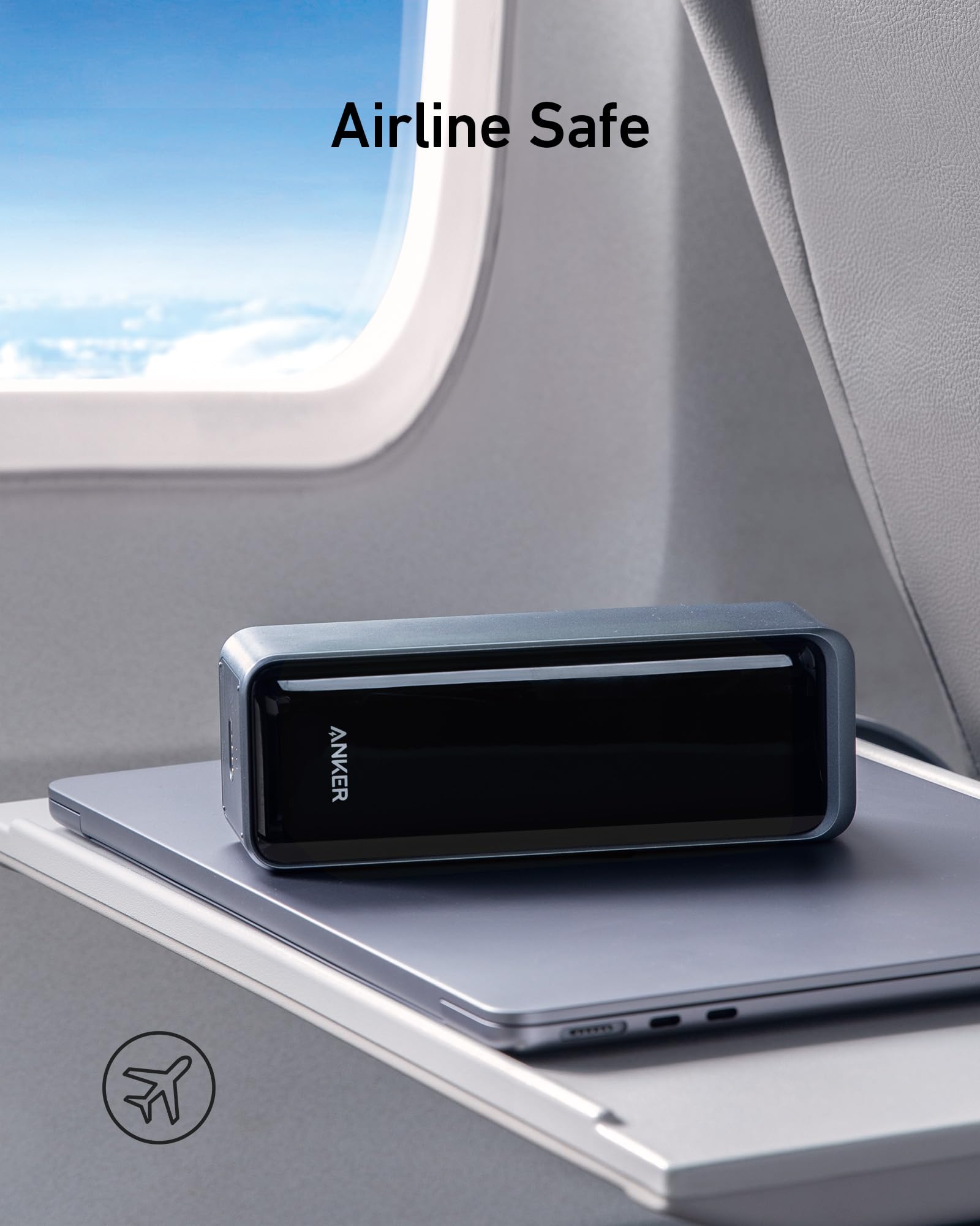 Anker Prime 27,650mAh 250W Power Bank - 3-Port Fast Charging Portable Charger for MacBook Pro/Air, iPhone 16/15/14, Samsung Galaxy - TSA Approved for Travel with Smart App Control | Perfect for Business Trips, Camping & Emergency Power Backup