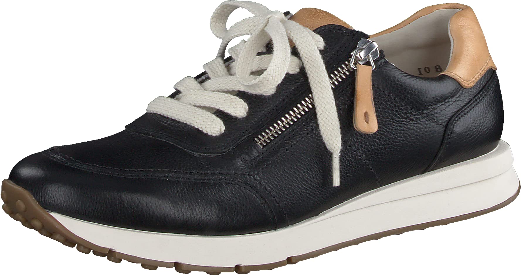 Paul Green Women's Low-Top Sneakers with Removable Insole - Comfortable Casual Shoes for Walking, Travel & Everyday Wear