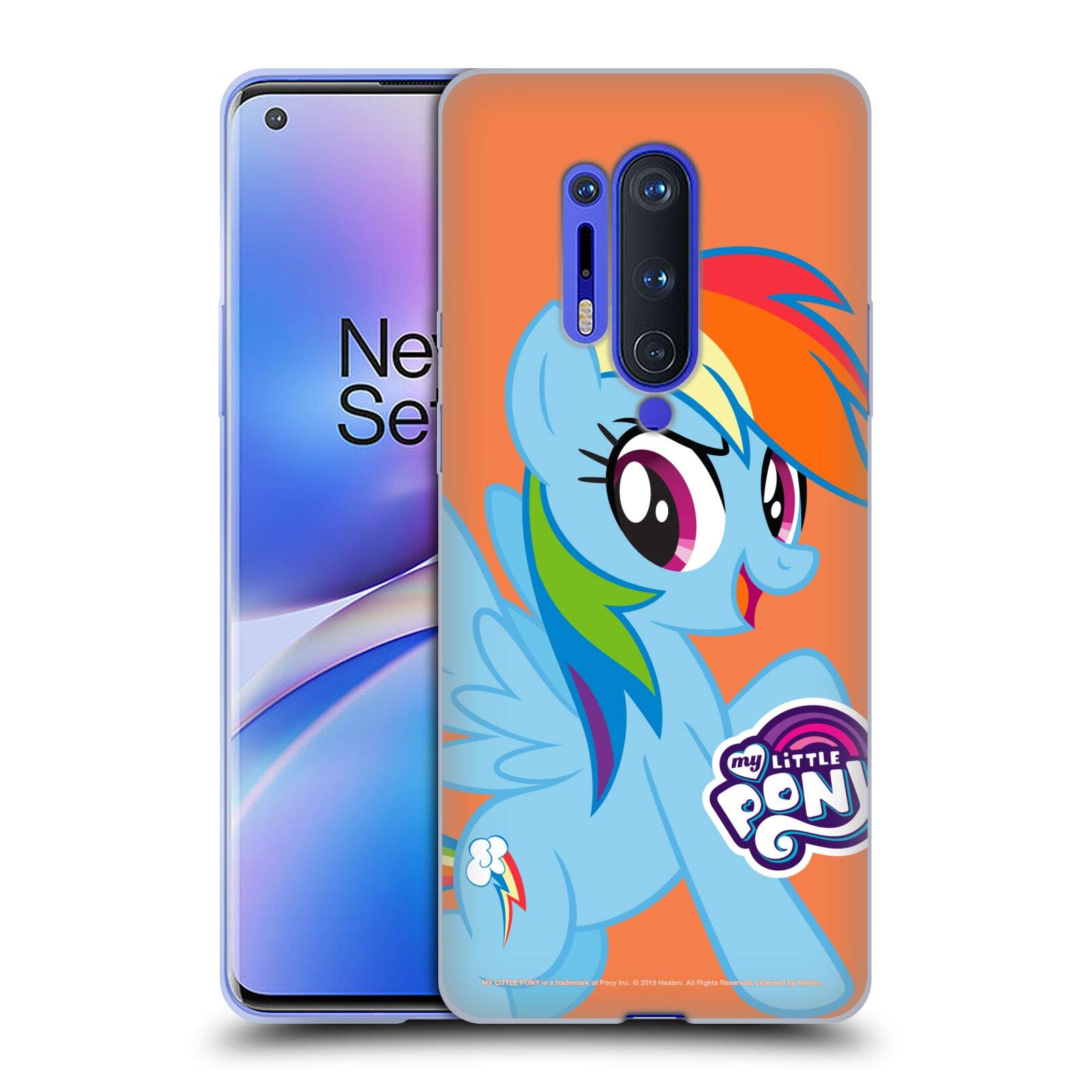 Official My Little Pony Rainbow Dash Soft Gel Phone Case for OnePlus 8 Pro 5G - Cute Cartoon Character Design, Durable Protection - Perfect for Kids, Teens & MLP Fans (Gaming, School, Daily Use)