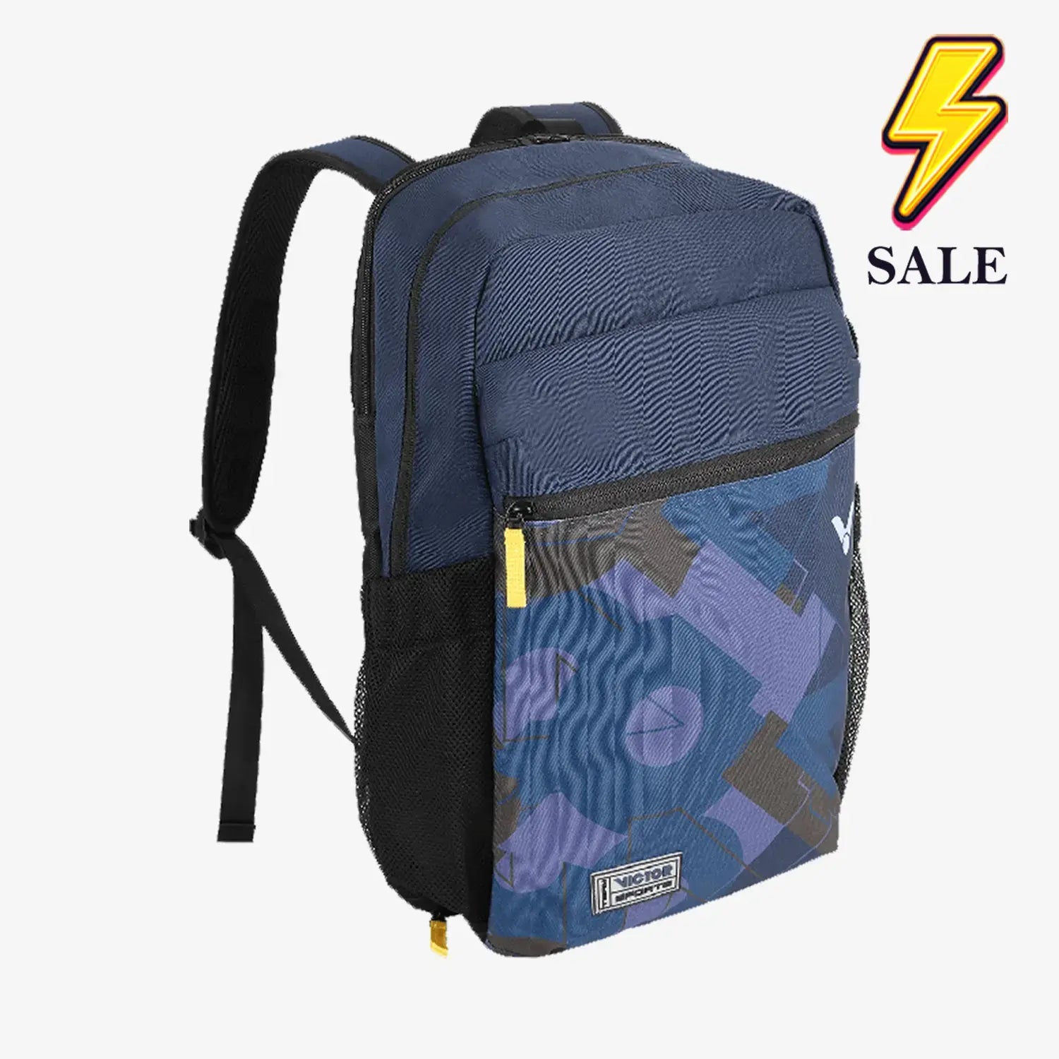 Victor BR6019 Badminton & Tennis Racket Backpack - Durable Sports Equipment Bag for Rackets, Shoes & Accessories - Perfect for Court, Gym & Travel (Blue)