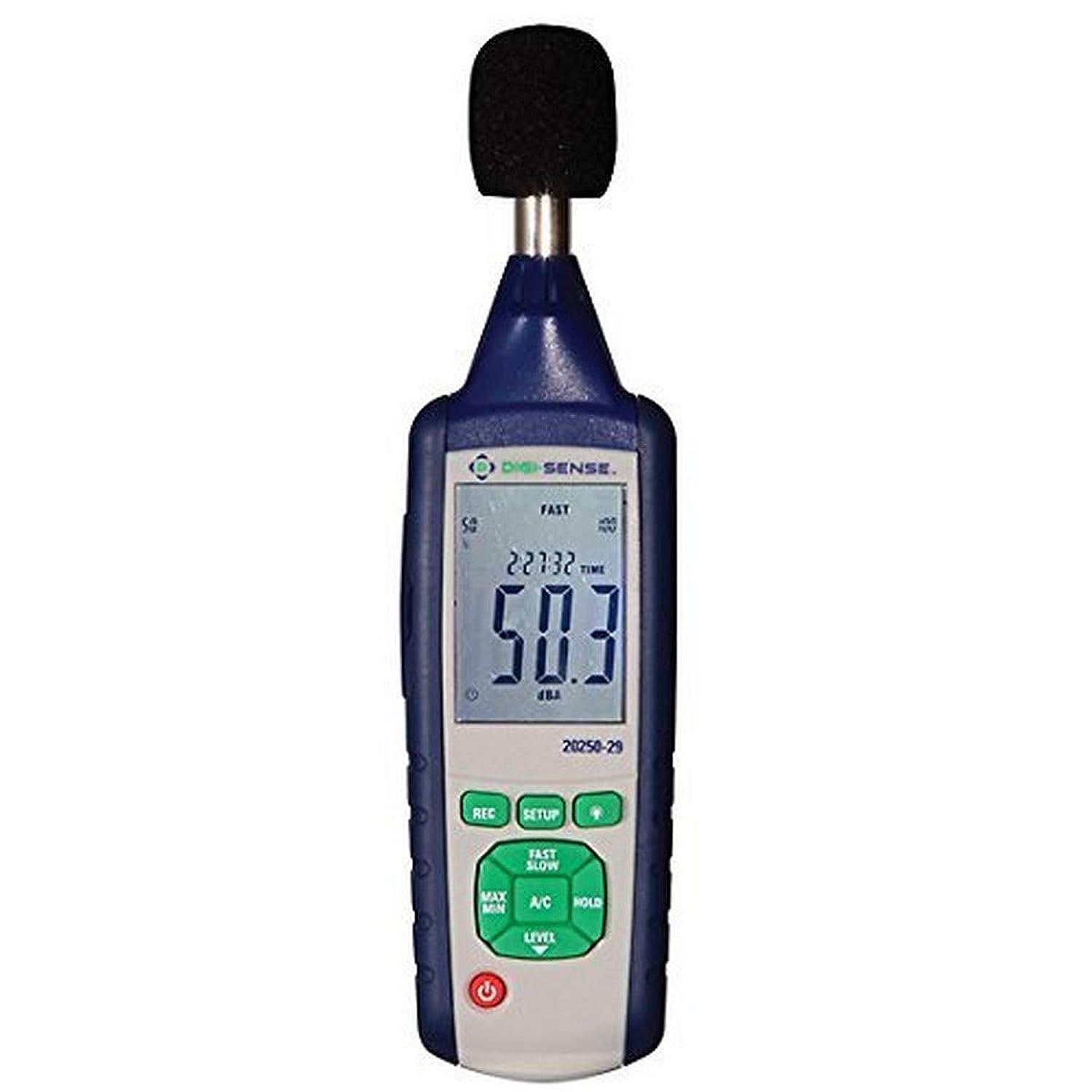 Digi-Sense NIST-Traceable Calibrated Digital Sound Level Meter - Professional Noise Measurement Device for Industrial, Workplace & Environmental Monitoring