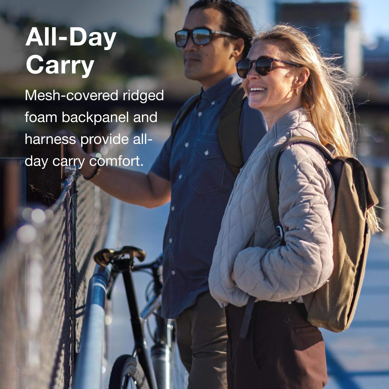 Osprey Arcane Flap Pack - Recycled Fabric Everyday Backpack for Urban Commute & Travel - Earl Grey/Sandy Grey Heather - Perfect for Work, School & Outdoor Adventures