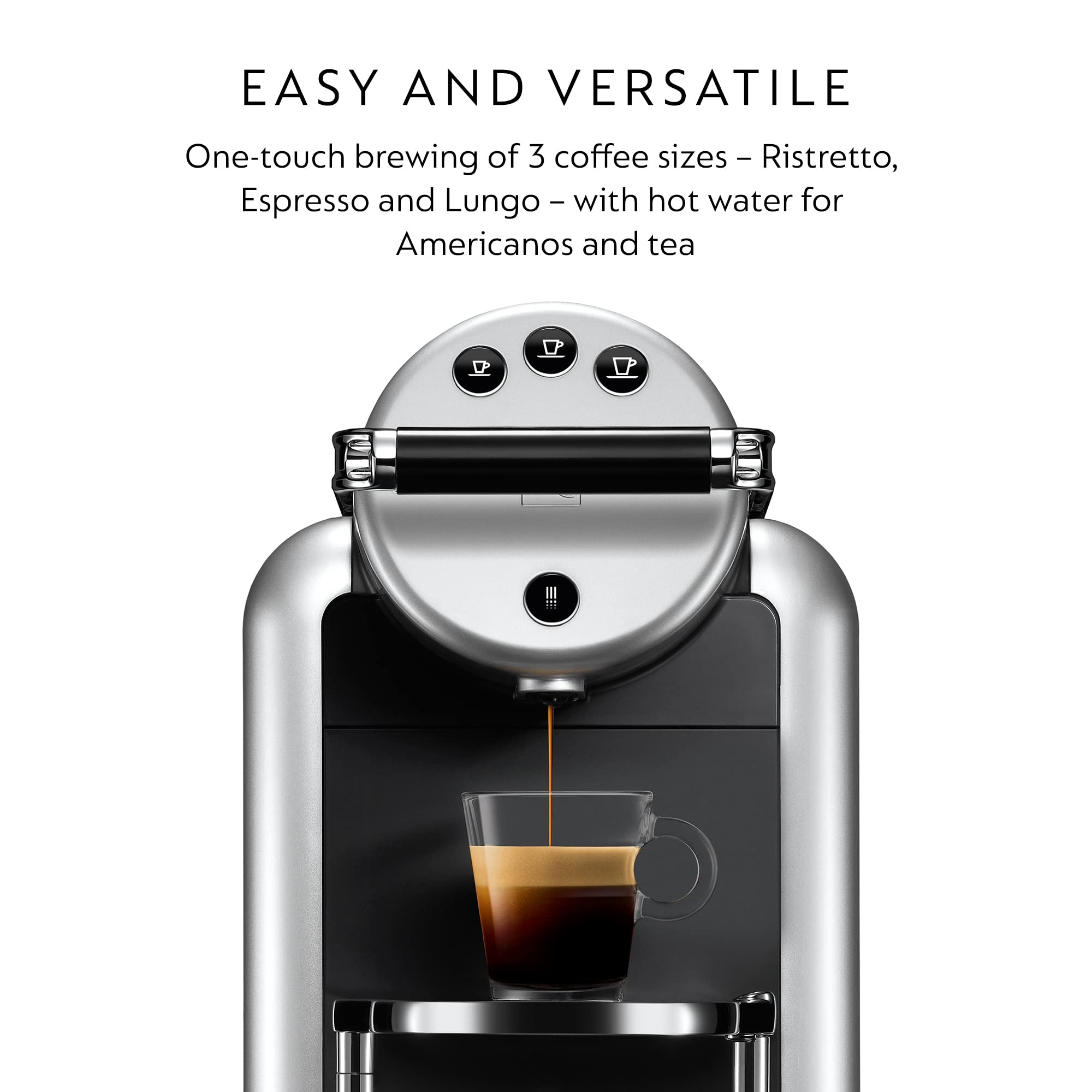 Nespresso Professional Coffee Starter Bundle for Small Businesses - Zenius Espresso Machine, Coffee Sampling Box, Capsule Recycling Bin & Bags | Perfect for Office Break Rooms, Cafés & Home Coffee Stations