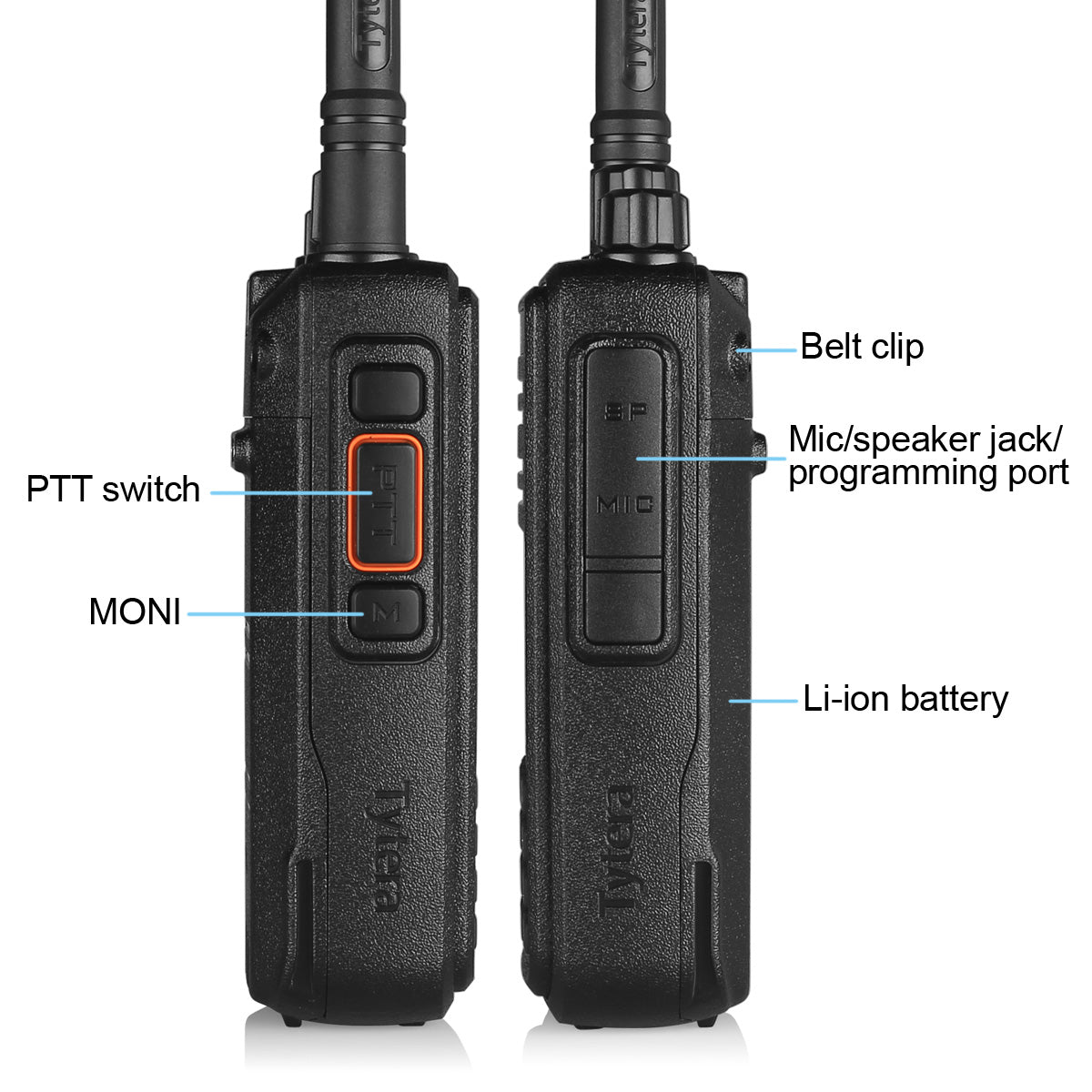 TYT MD-380 Digital Two-Way Radio (Open Box) - Long Range Walkie Talkie for Business, Security & Outdoor Adventures