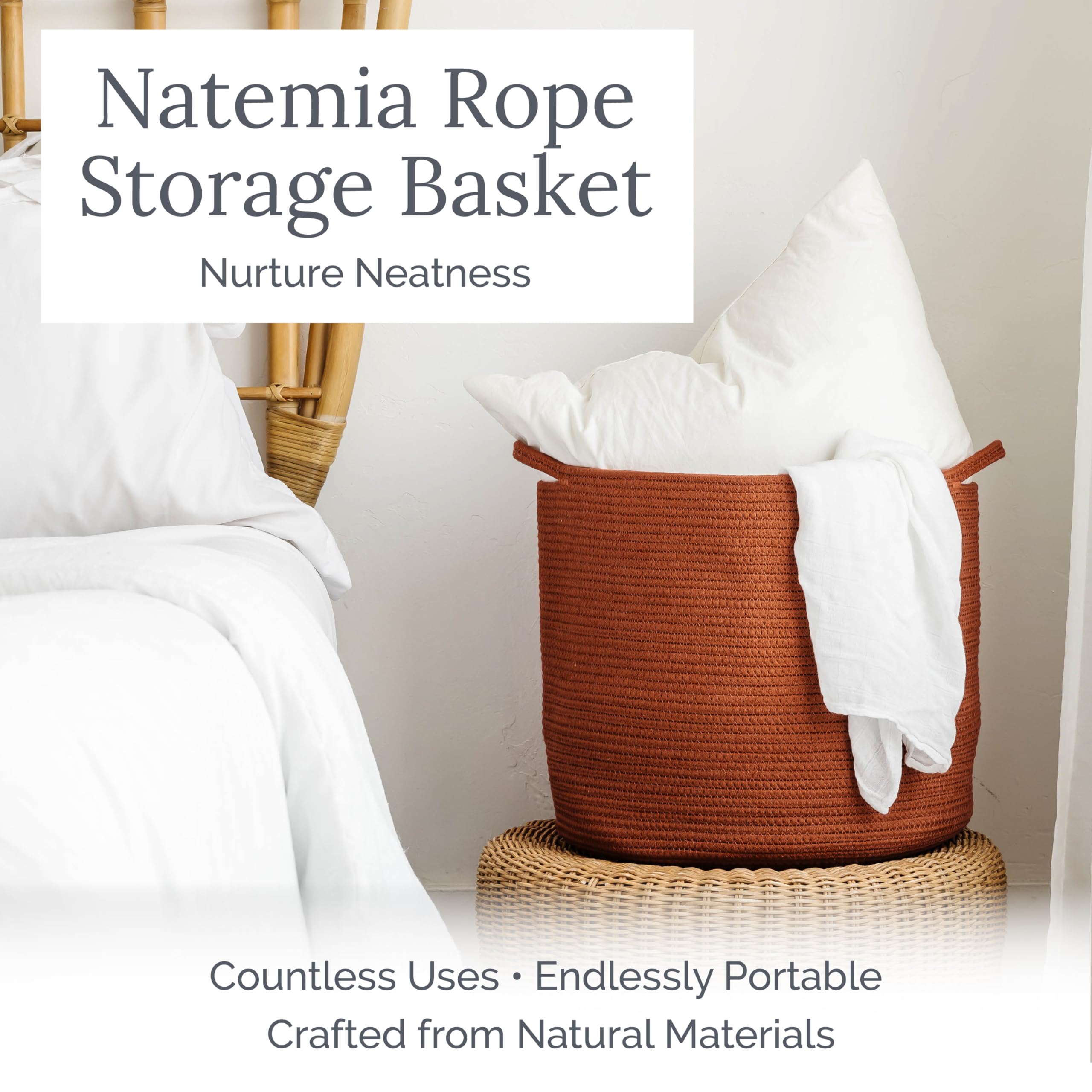 Natemia Rope Storage Basket - 15