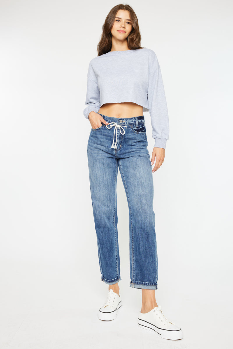 Dahlia Ultra High Rise Slouch Fit Jeans for Women - Stretch Denim Skinny Pants with Comfortable Waistband | Perfect for Casual Wear, Date Night & Everyday Outfits