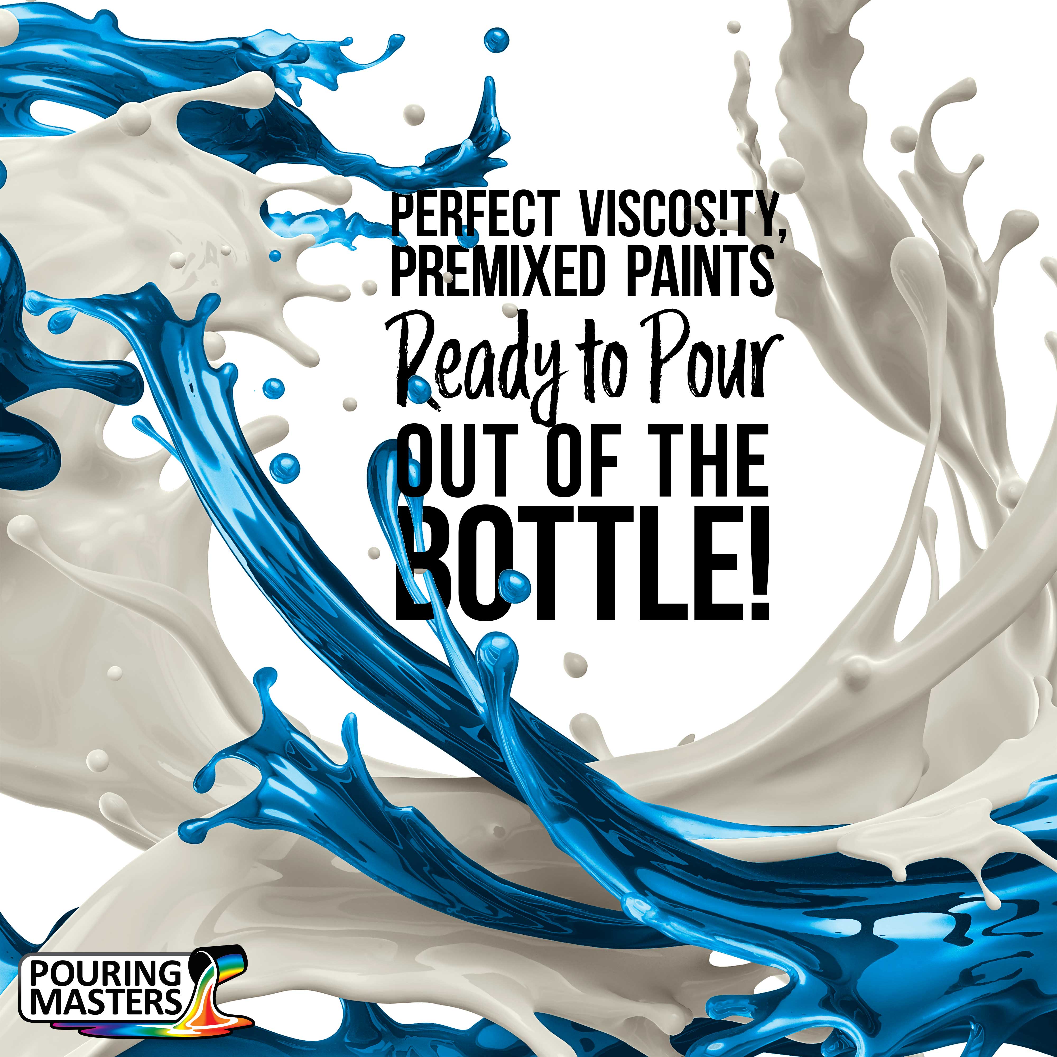 Premium Navy Blue Acrylic Pouring Paint - 8oz Pre-Mixed Water-Based Art Paint for Canvas, Wood, Paper, Crafts, Tile & Rocks - Perfect for Fluid Art, DIY Home Decor & Creative Projects