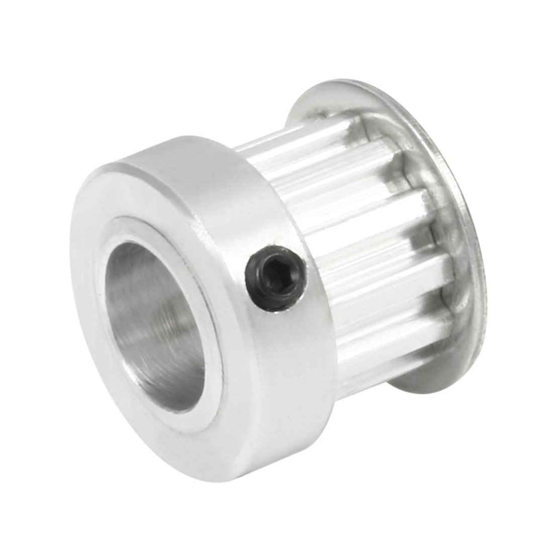 uxcell Aluminum 12 Teeth 12mm Bore 5.08mm Timing Belt Pulley for 10mm Belt - Compatible with 3D Printers, CNC Machines, and Industrial Automation Equipment