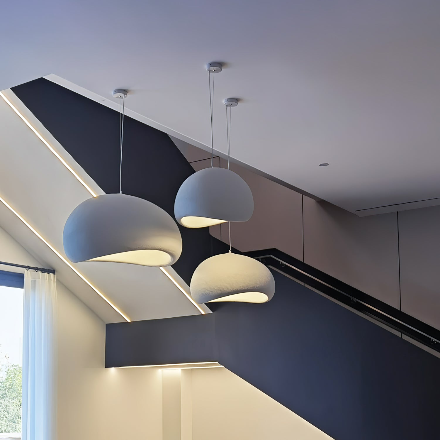 Modern Cloud Pendant Light Fixture - Stylish Hanging Ceiling Lamp for Living Room, Bedroom & Dining Area - Perfect for Home Decor and Ambient Lighting