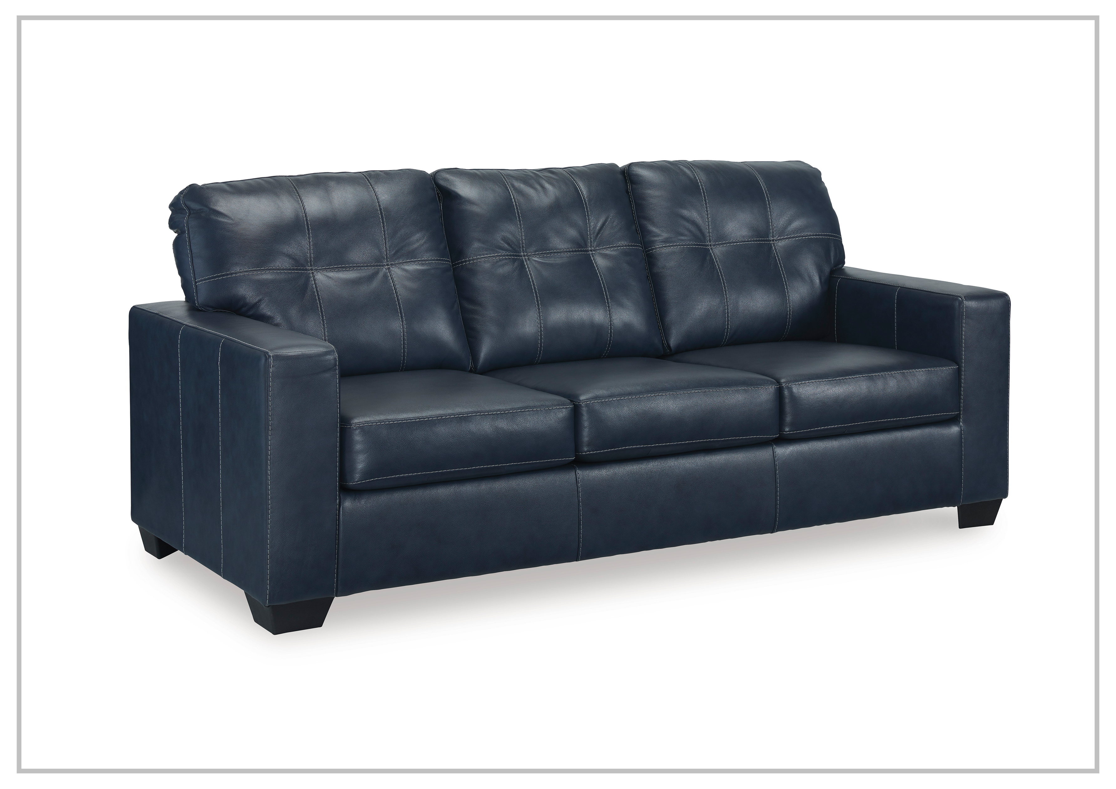 Gio Italia Salvatore 3-Seater Queen Leather Sofa Sleeper - Dark Brown & Black Options | Convertible Sofa Bed for Living Room, Guest Room & Small Spaces