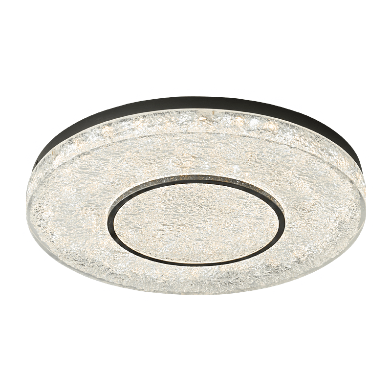 Mysterious Circle Ceiling Light Fixture - Modern LED Chandelier for Living Room, Bedroom, and Dining Room Lighting Decor