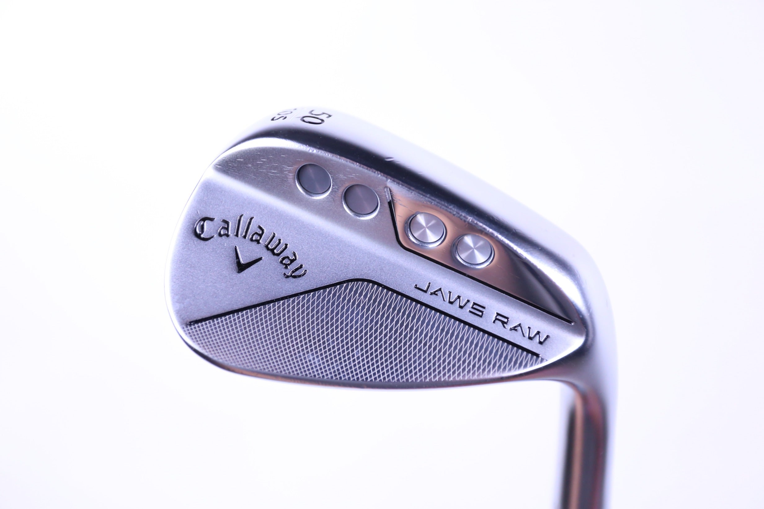 Used Callaway JAWS Raw Chrome Gap Wedge 50° Right Hand Golf Club - Regular Flex for Short Game & Approach Shots