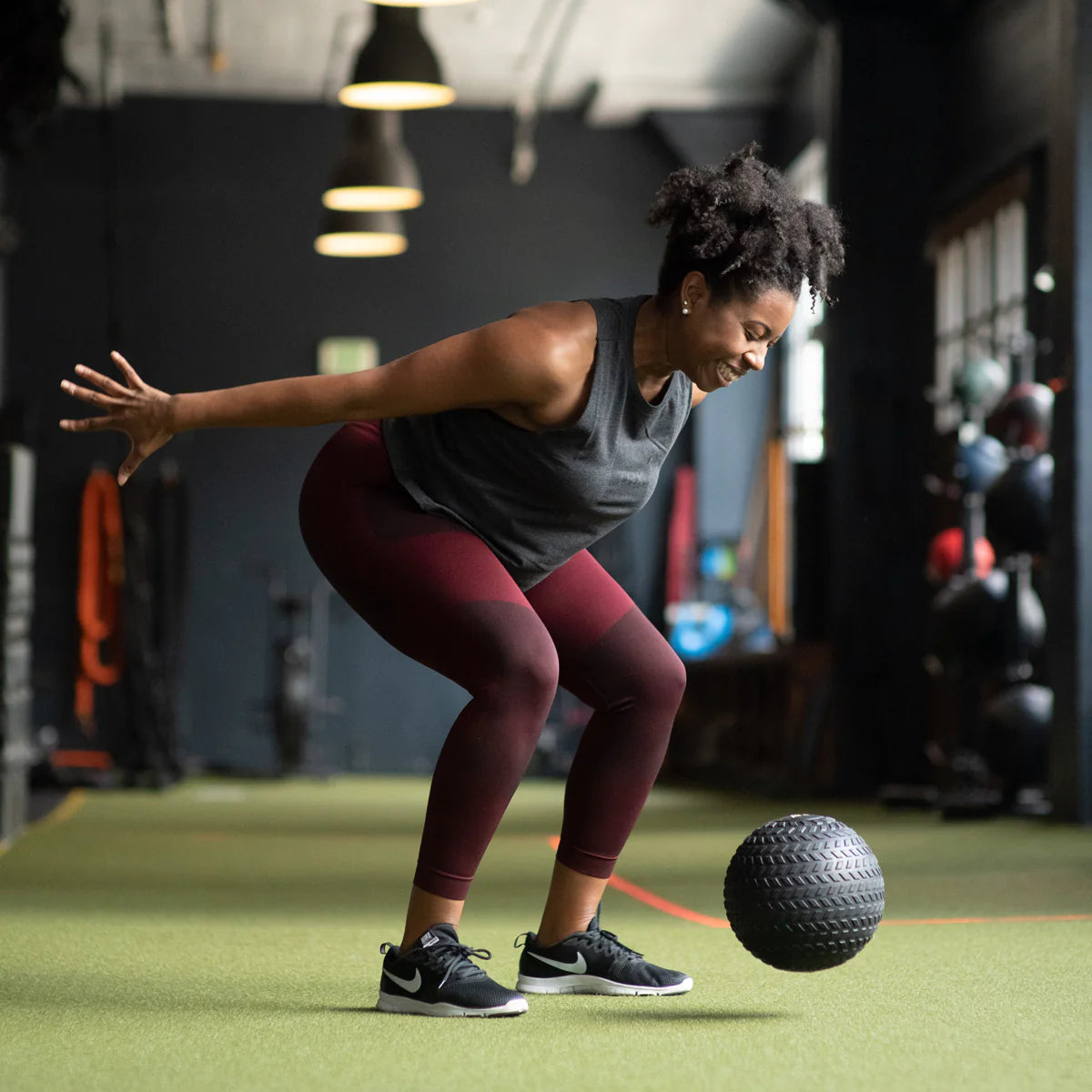 TRX Slam Ball 30lbs - Heavy Duty Exercise Ball for Strength Training, CrossFit & Home Gym Workouts - Perfect for Slam, Throw & Functional Fitness Exercises
