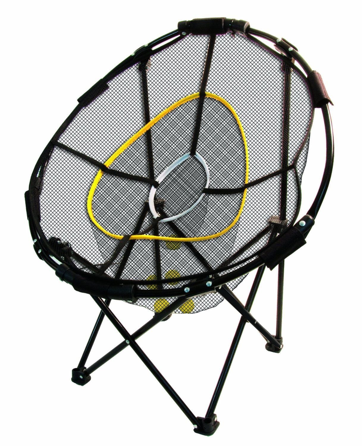 Jef Sport Golf Chipping Net with 3 Collapsible Baskets - Portable Training Aid for Backyard & Driving Range Practice | Improve Short Game & Accuracy