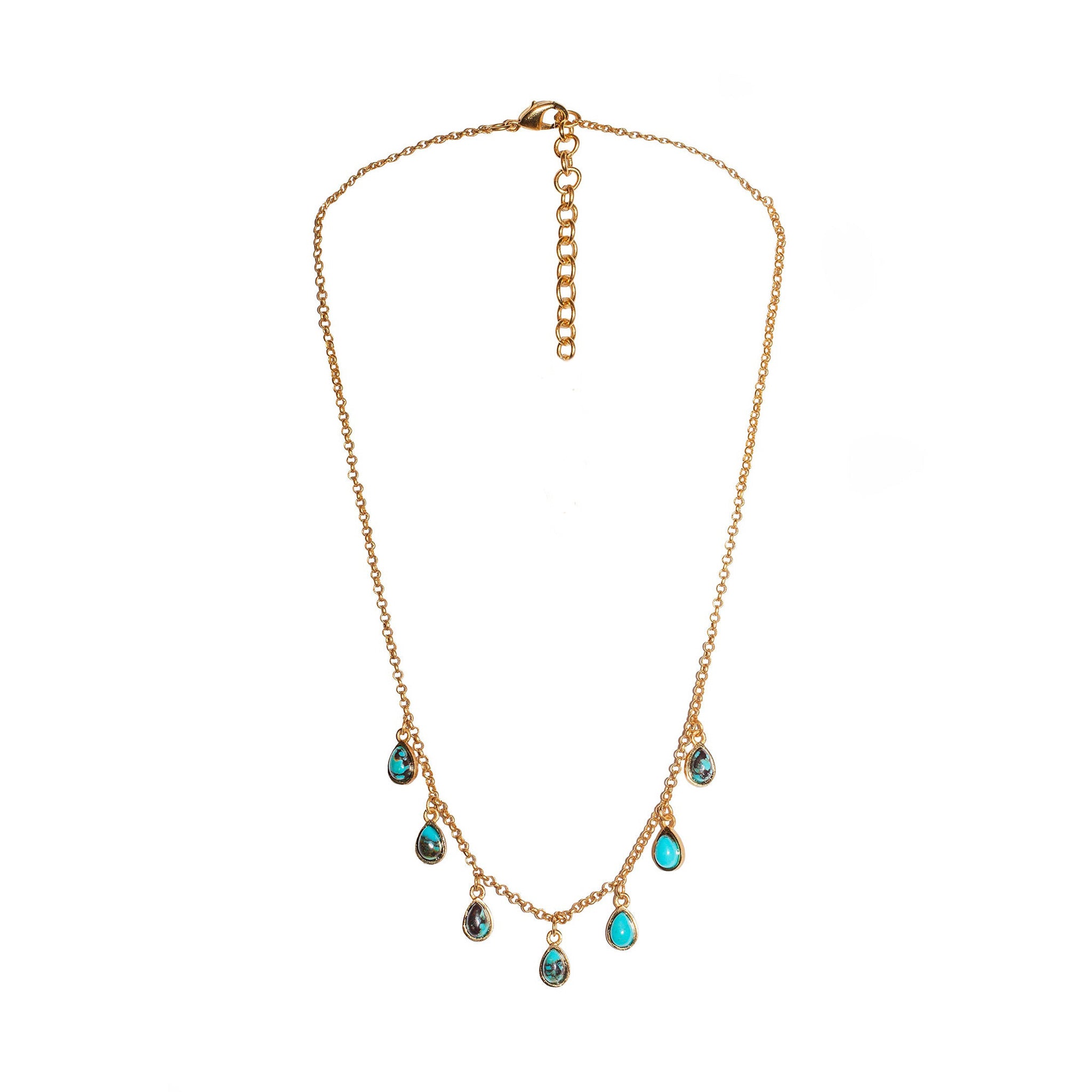 Rise & Shine Turquoise Collar Necklace for Women - Elegant Statement Jewelry for Office, Party & Special Occasions
