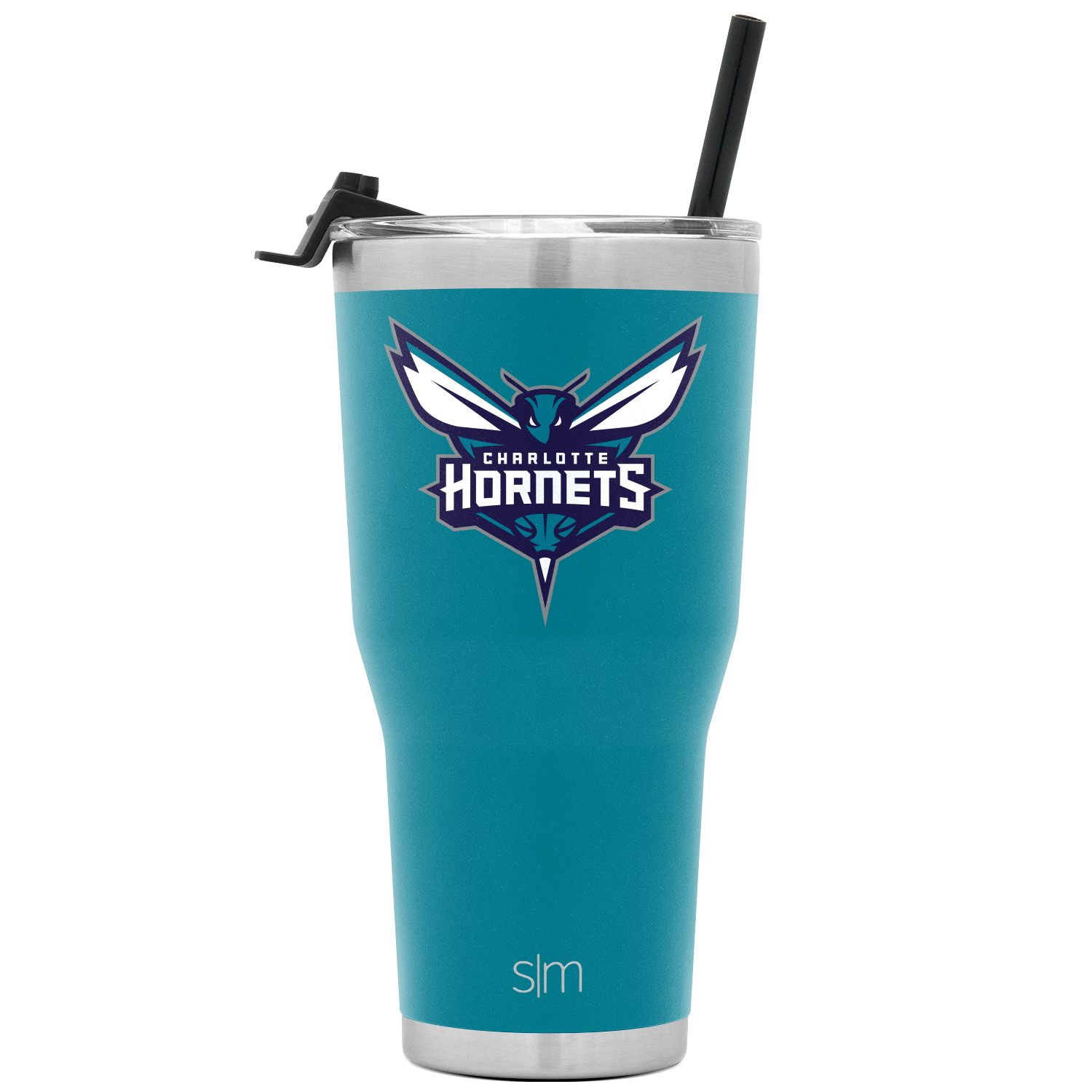 NBA Insulated Stainless Steel Cruiser Tumbler with Flip Lid & Straw - Leakproof Travel Mug for Basketball Fans, Gym, Work & Outdoor Activities