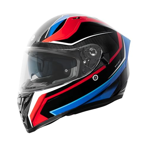 Gloss Black Route Blue Red