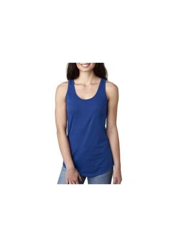 NEXT LEVEL APPAREL Women's Lightweight Racerback Tank Top - Soft Breathable Workout Shirt for Yoga, Running & Gym (Style N1533)