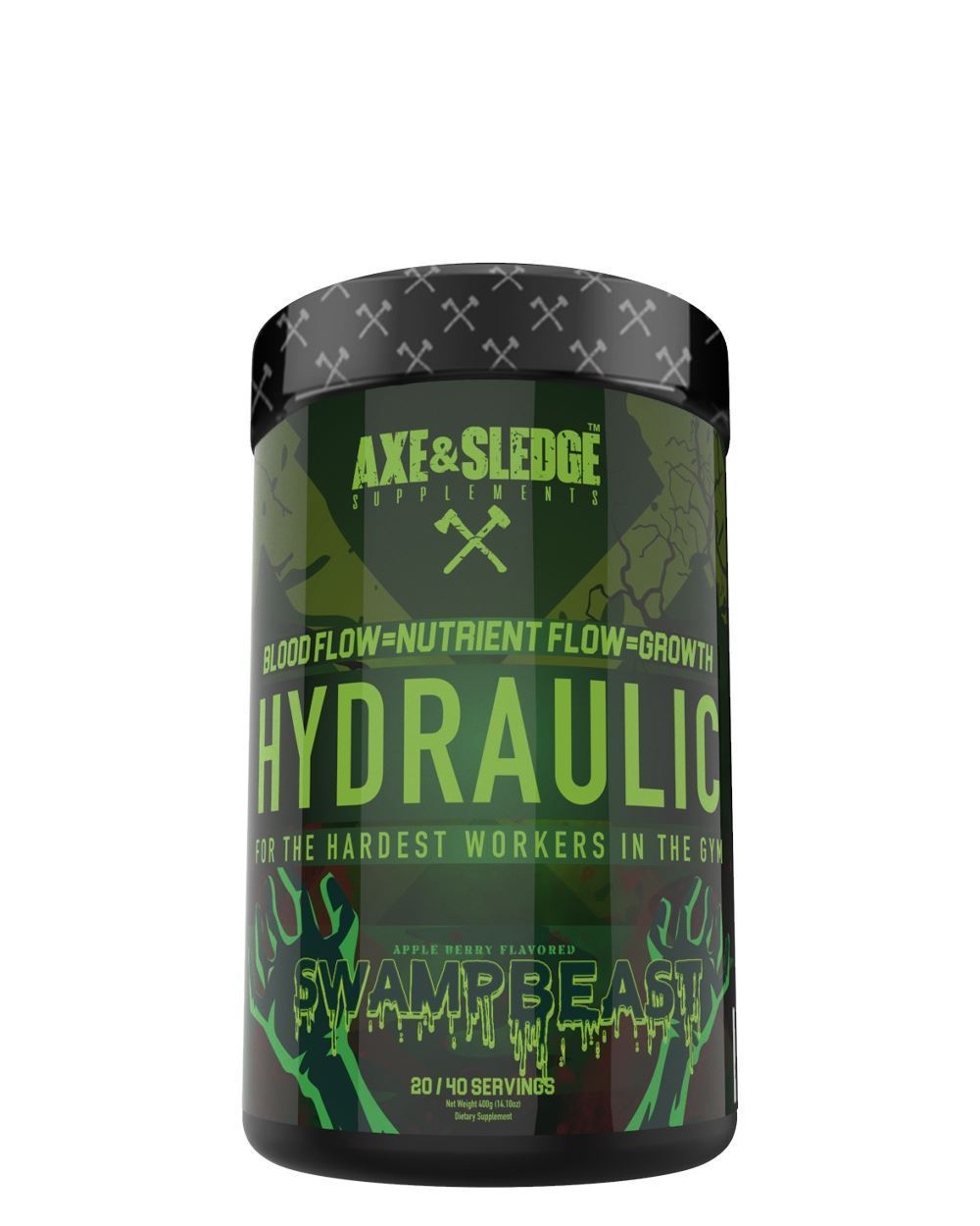 Axe & Sledge Hydraulic Pre-Workout Pump Supplement - Boost Energy, Focus & Muscle Pumps for Gym & Bodybuilding