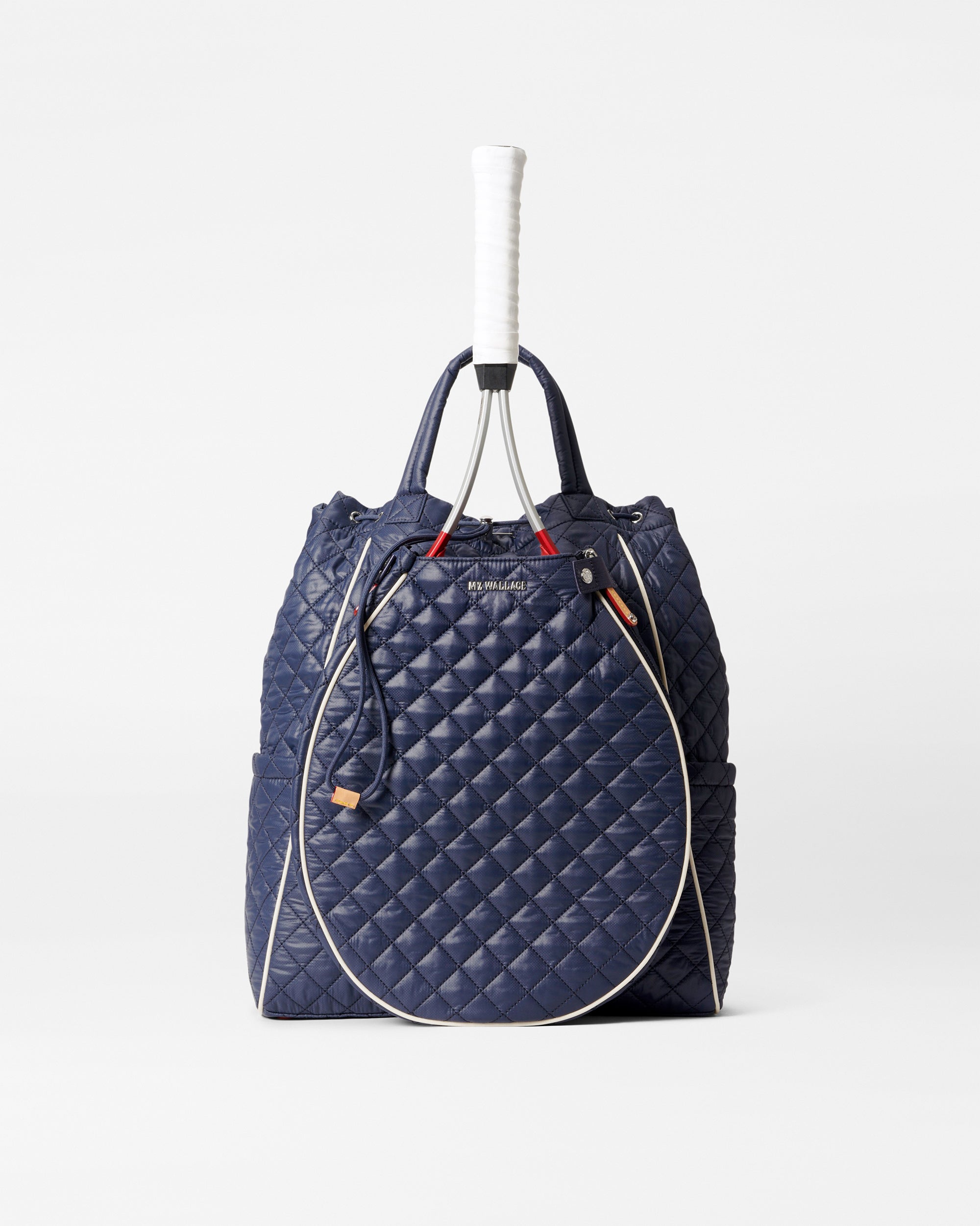 Dawn/Ecru Convertible Tennis Backpack for Women & Men - Lightweight Durable Sports Bag for Tennis, Gym, Travel & School - Doubles as Duffel & Backpack