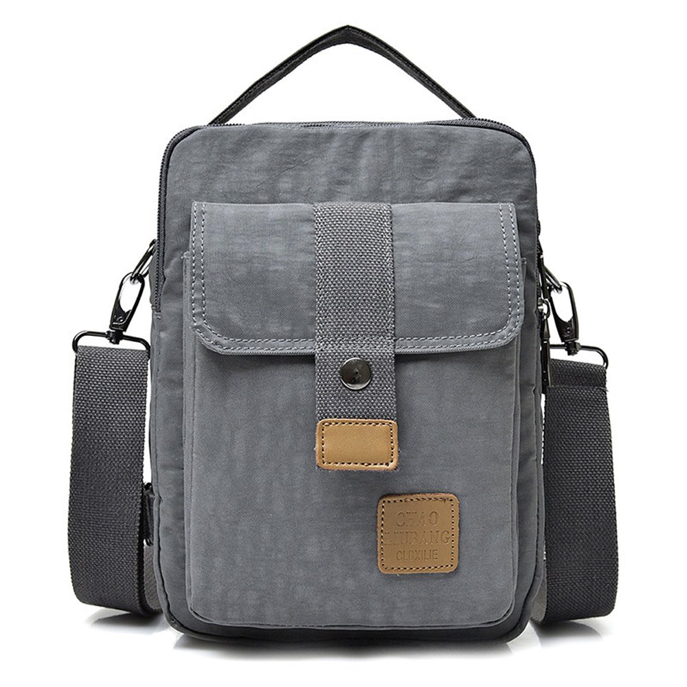Lightweight Nylon Crossbody Messenger Bag for Men & Women - Durable Shoulder Satchel for Travel, Work & Everyday Use