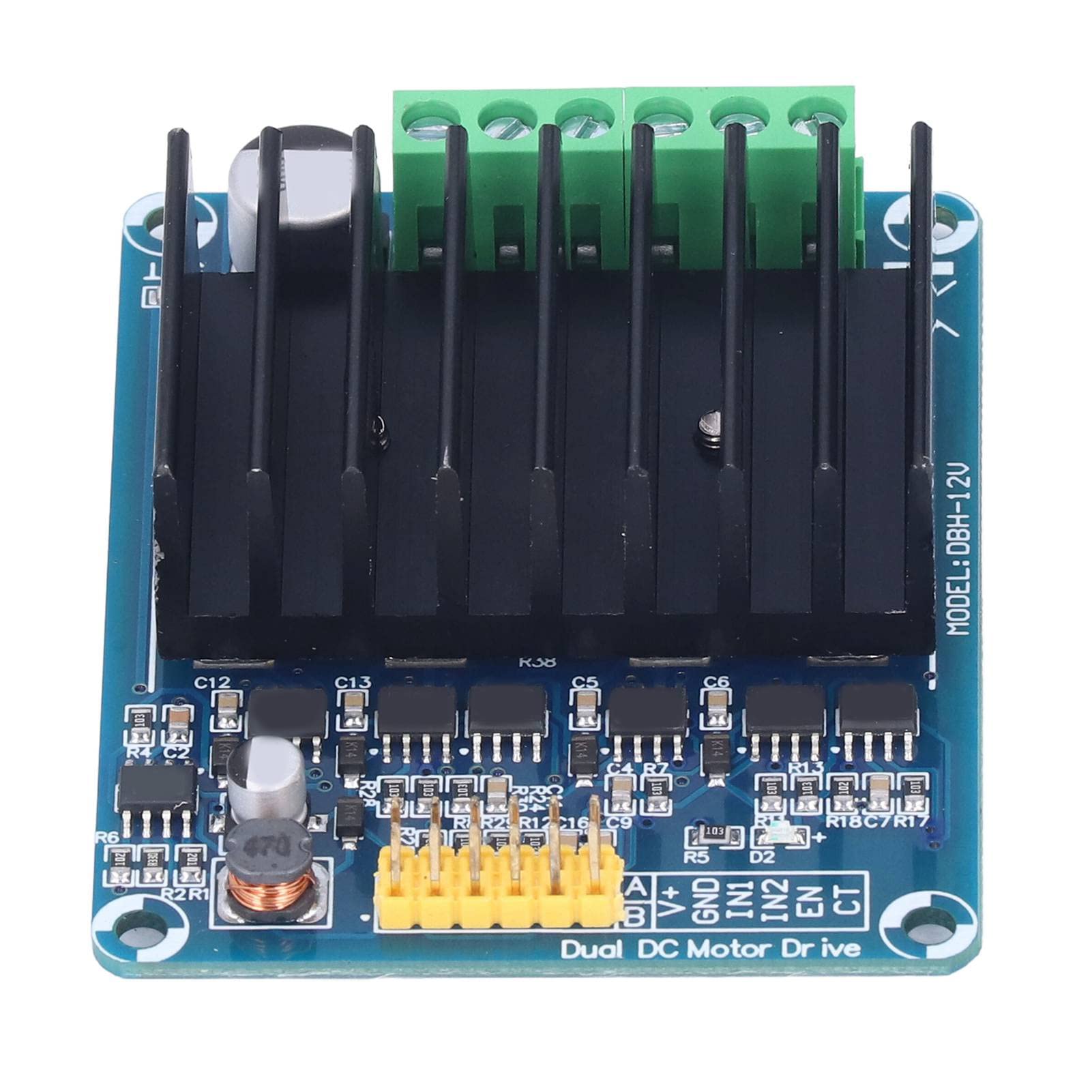 PWM Speed Control Reversible DC Motor Driver Controller Module - 12V-40V 10A for Robotics, CNC, 3D Printers & DIY Projects