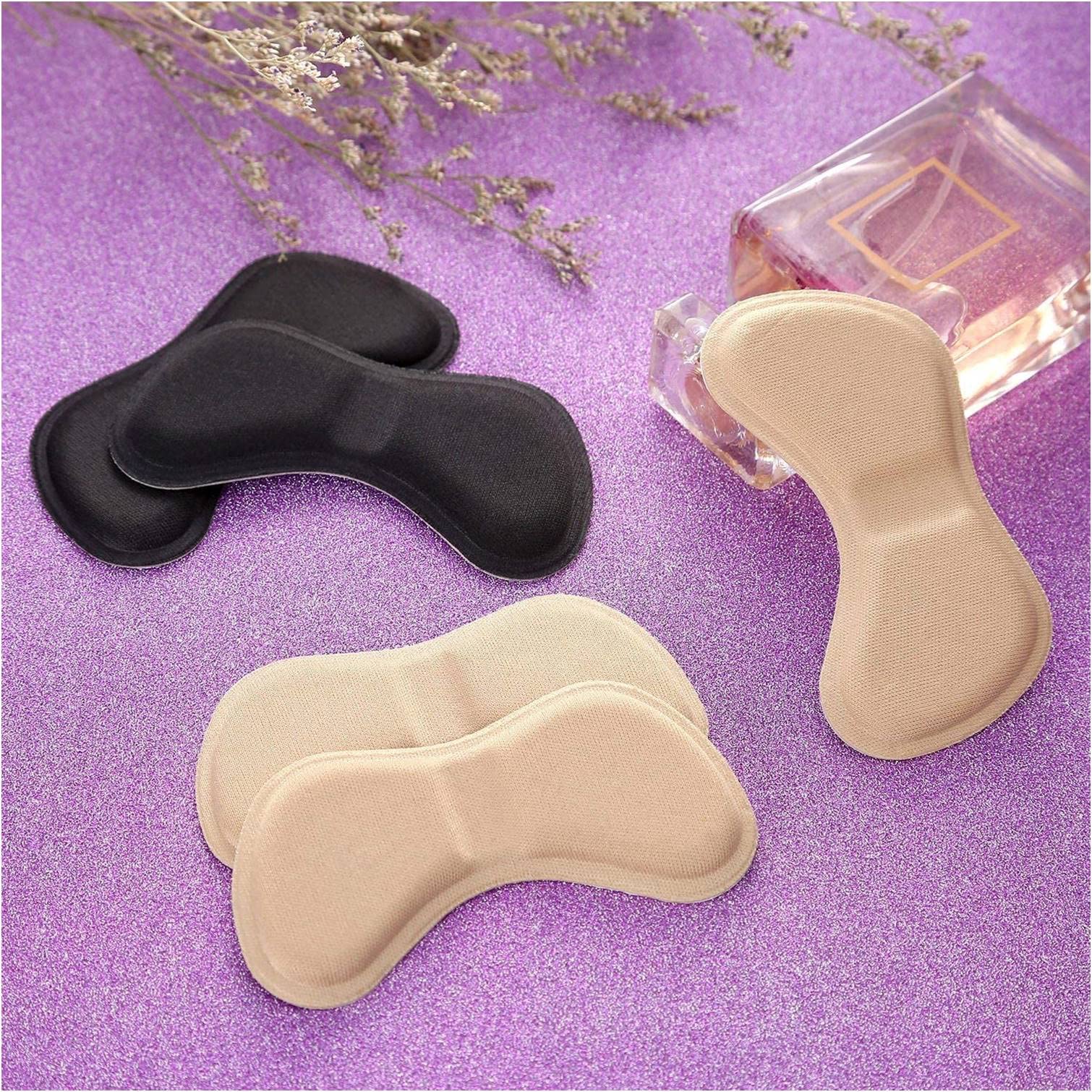 Lify Self-Adhesive Heel Grip Liners - Cushioned Shoe Insoles & Foot Protector Pads (Beige) | Prevents Blisters & Slipping for Heels, Loafers & Dress Shoes