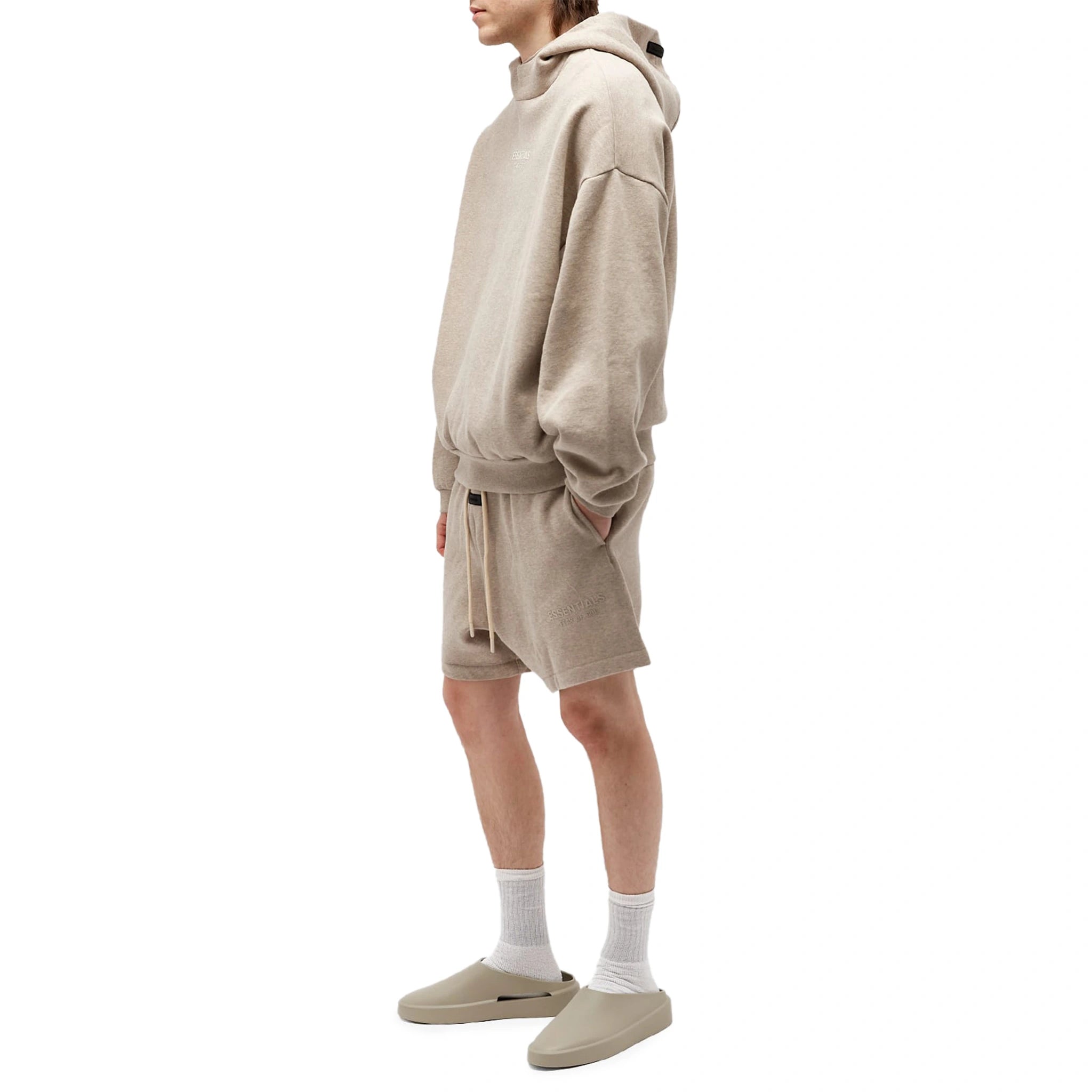 Fear of God Essentials Core Heather Shorts for Men - FW23 Collection | Comfortable Casual Wear for Gym, Lounge & Street Style