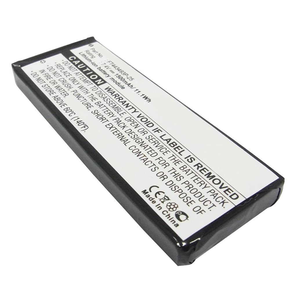 Synergy Digital 2-Way Radio Battery - 1500mAh Li-ion Replacement for Cobra CXR900 & FT443493P-25 (7.4V High Capacity) - Perfect for Outdoor Adventures, Emergency Communication, and Work Site Use