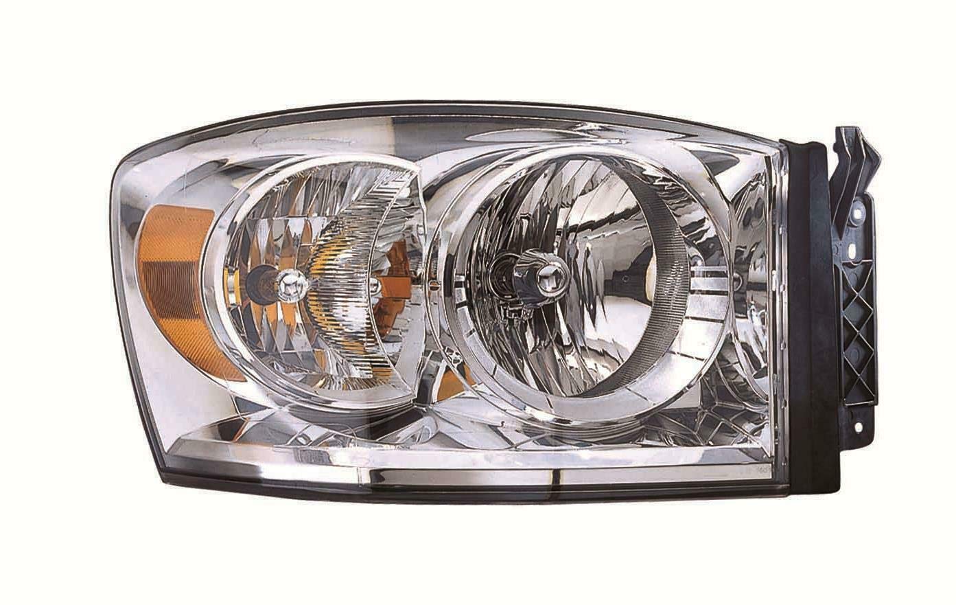 **2007-2009 Dodge Ram Passenger Side Headlight Assembly Replacement - OEM Fit, Easy Installation - Perfect for Night Driving & Off-Road Adventures**