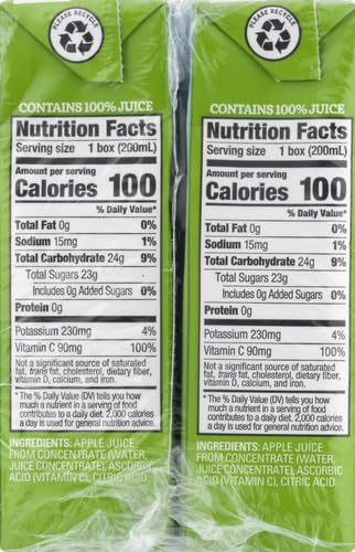 Juicy Juice 100% Pure Apple Juice Boxes, 8-Pack (6.75 fl oz each) - Healthy Kids Drink for Lunchboxes, School Snacks & On-the-Go Hydration