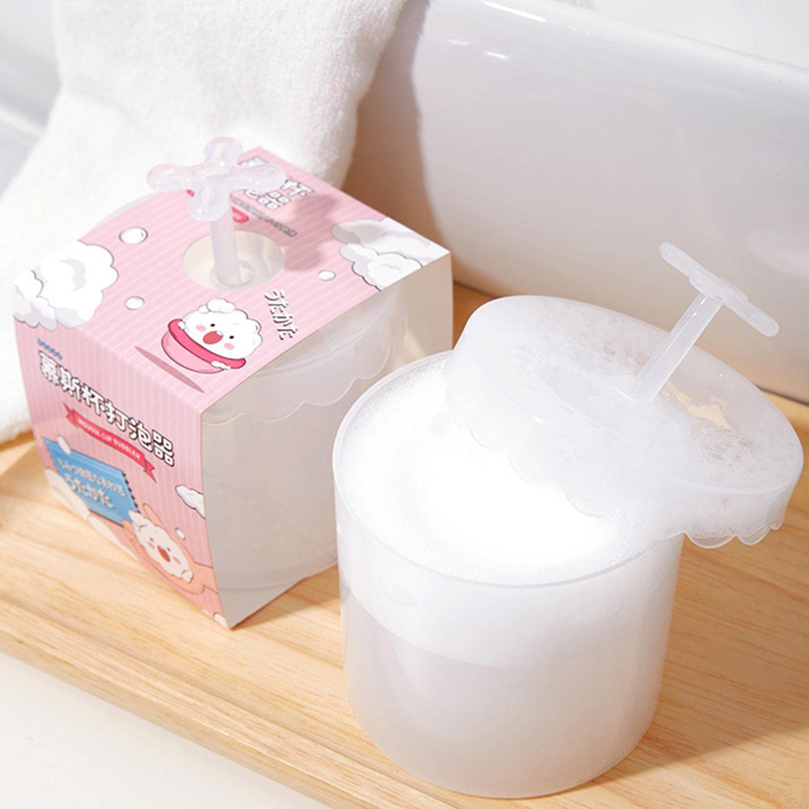 **Portable Face Foam Maker for Cleansing - Rich Lather Foam Cup for Face Wash & Facial Cleanser | Travel-Friendly Skincare Accessories for Daily Routine & Spa**