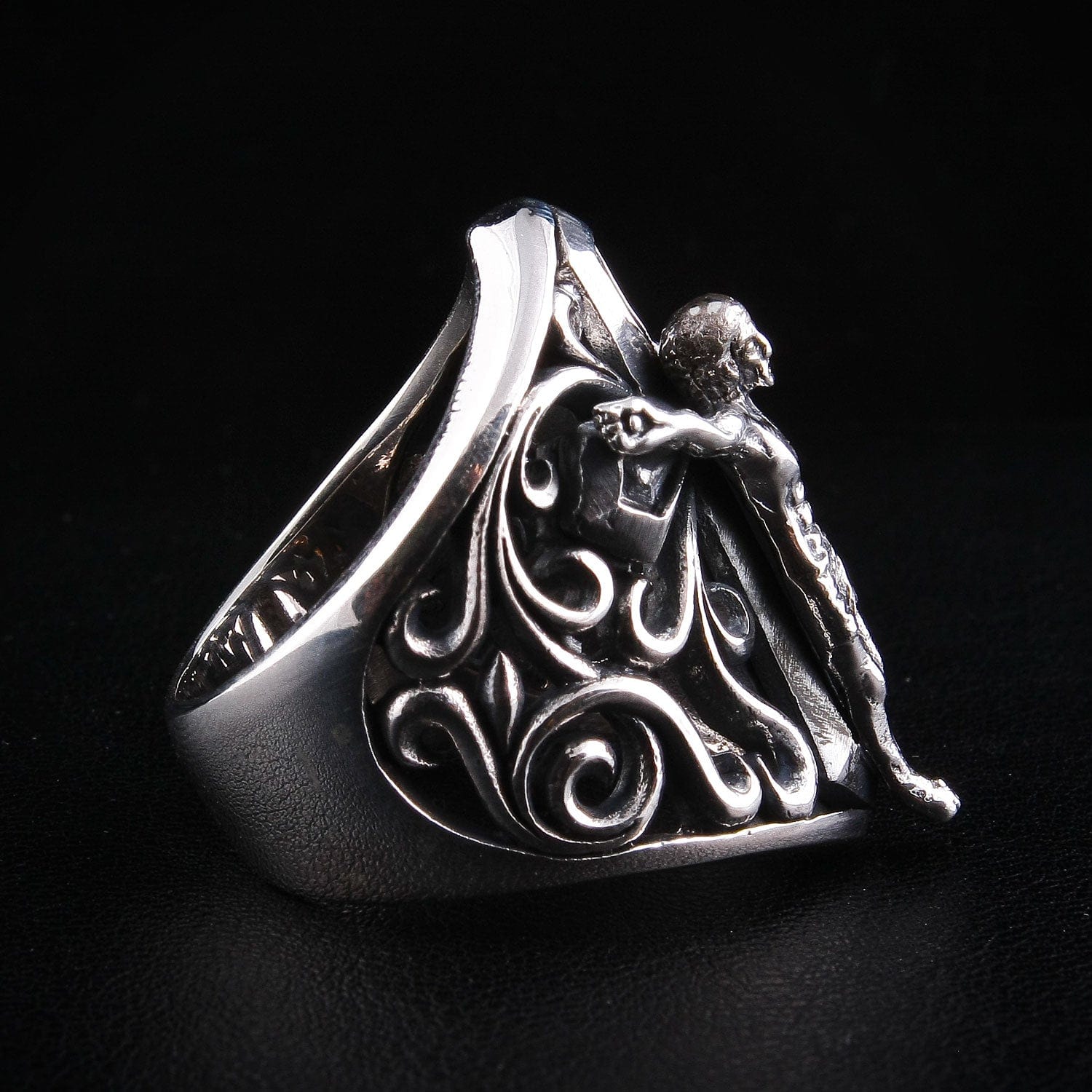 Big Sterling Silver Cross Ring for Men & Women - Religious Jewelry for Everyday Wear, Gifts & Special Occasions